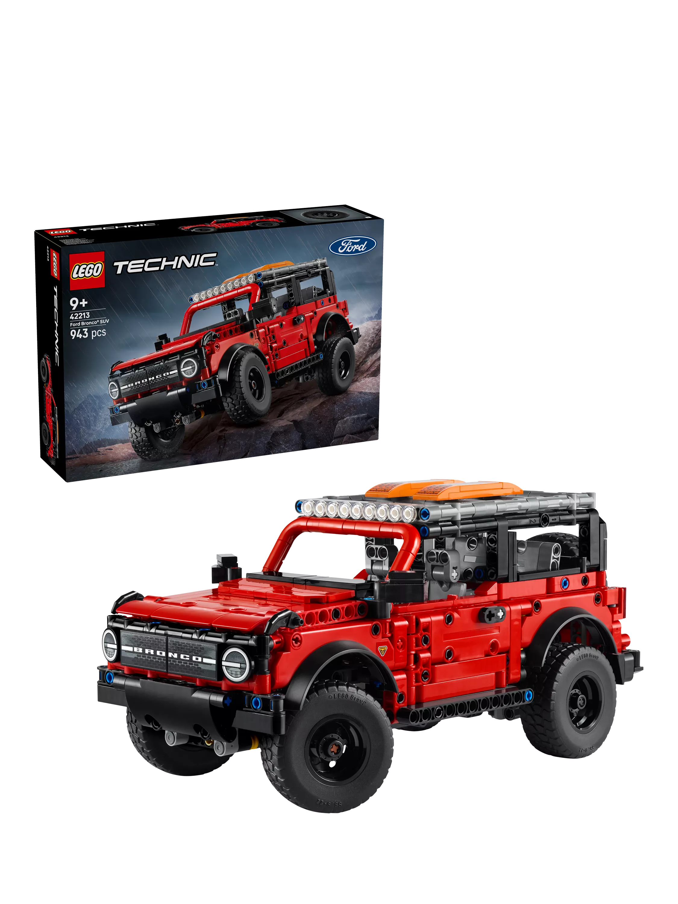 LEGO Technic Ford Bronco SUV Off Road Car building set toy, UK version