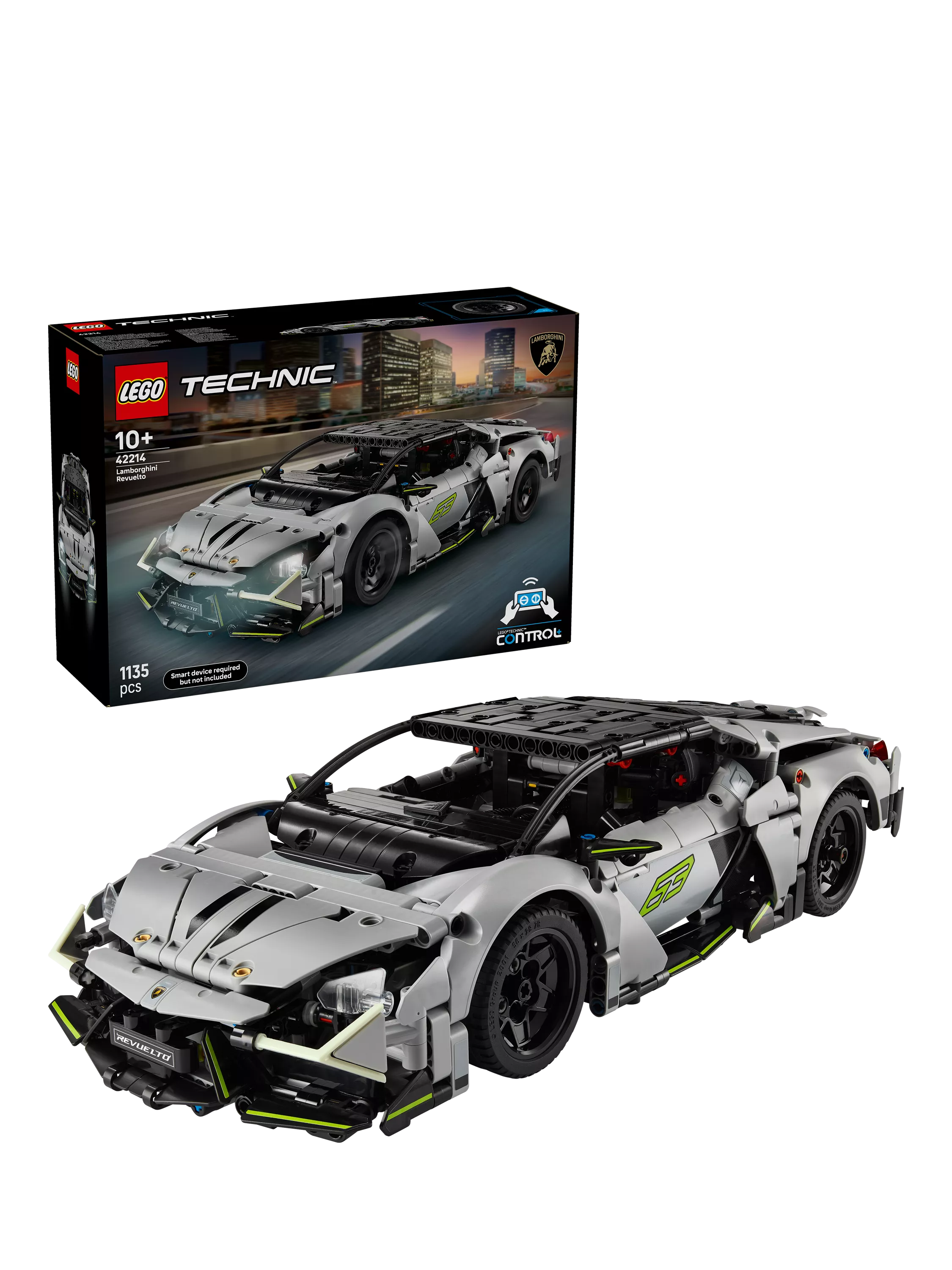 LEGO Technic Lamborghini Revuelto RC car toy 1135 pieces - British product