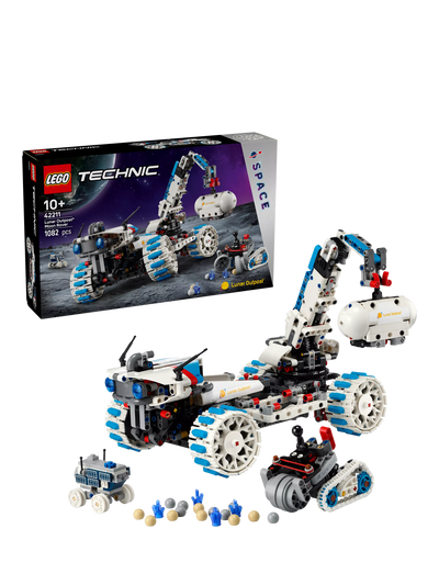 LEGO Technic 42211 Lunar Outpost Moon Rover Space Vehicle Building Set