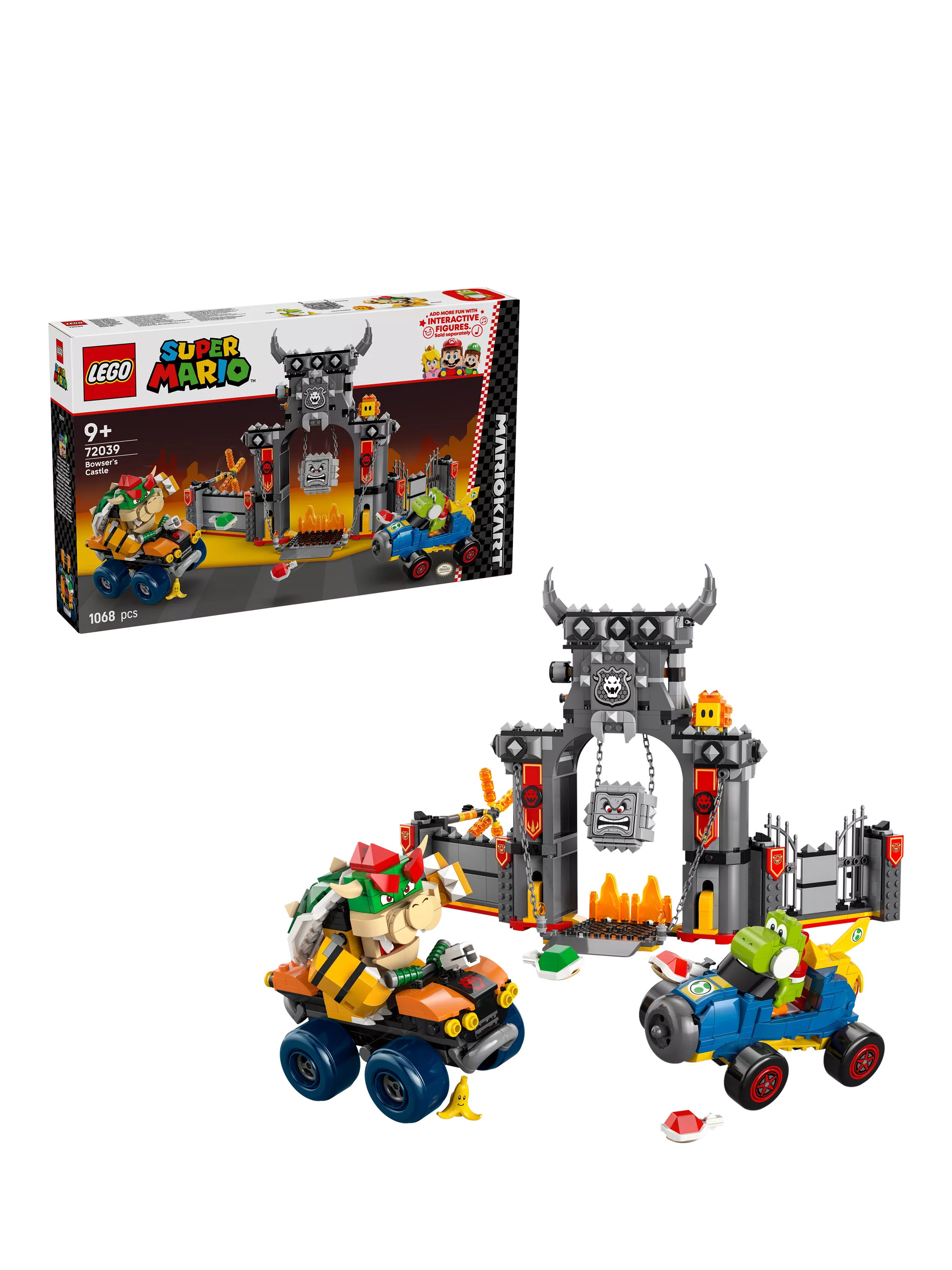 LEGO Super Mario Bowser's Castle building set 1068 pieces, UK version