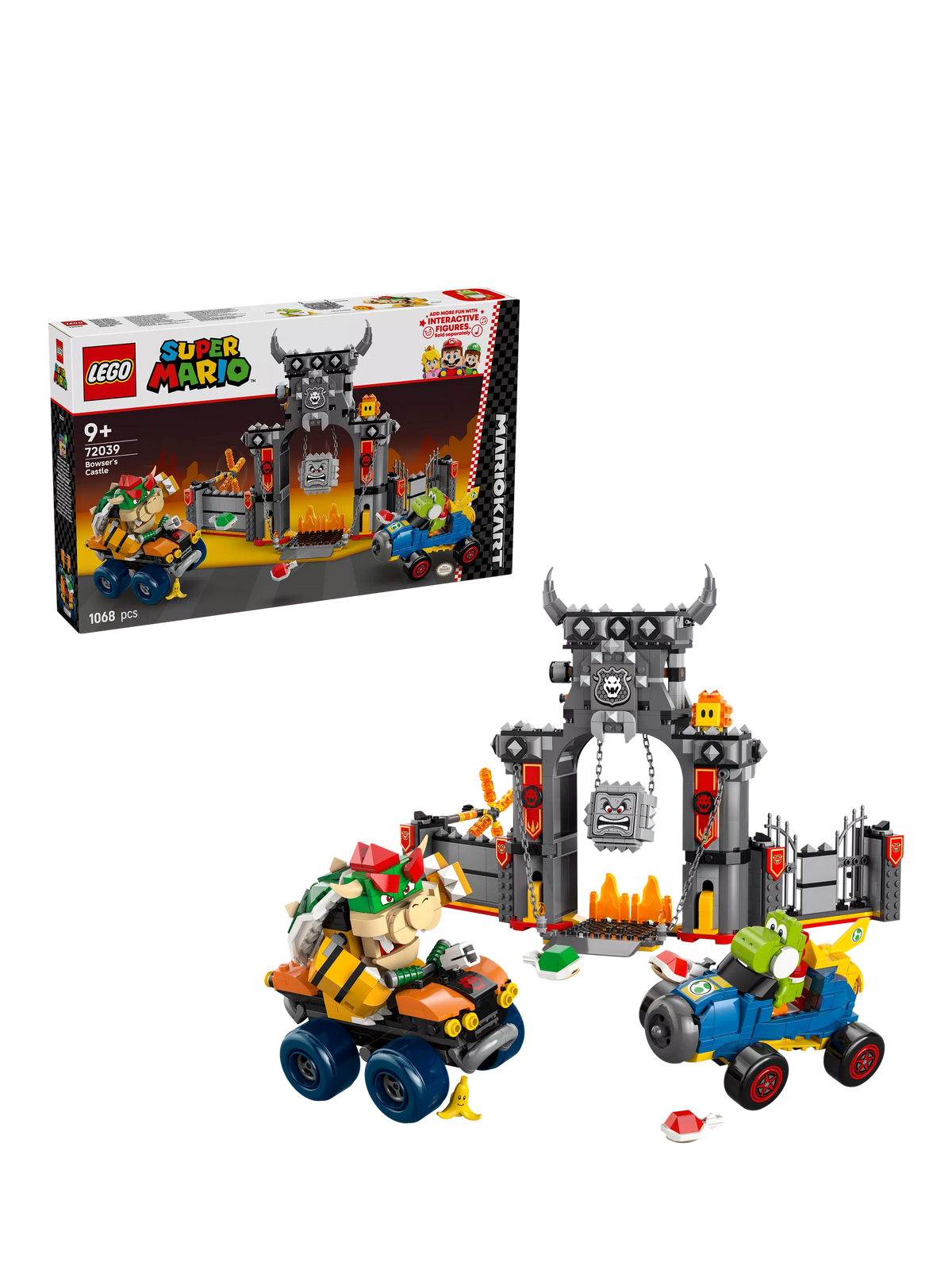 LEGO Super Mario Bowser's Castle building set 1068 pieces, UK version