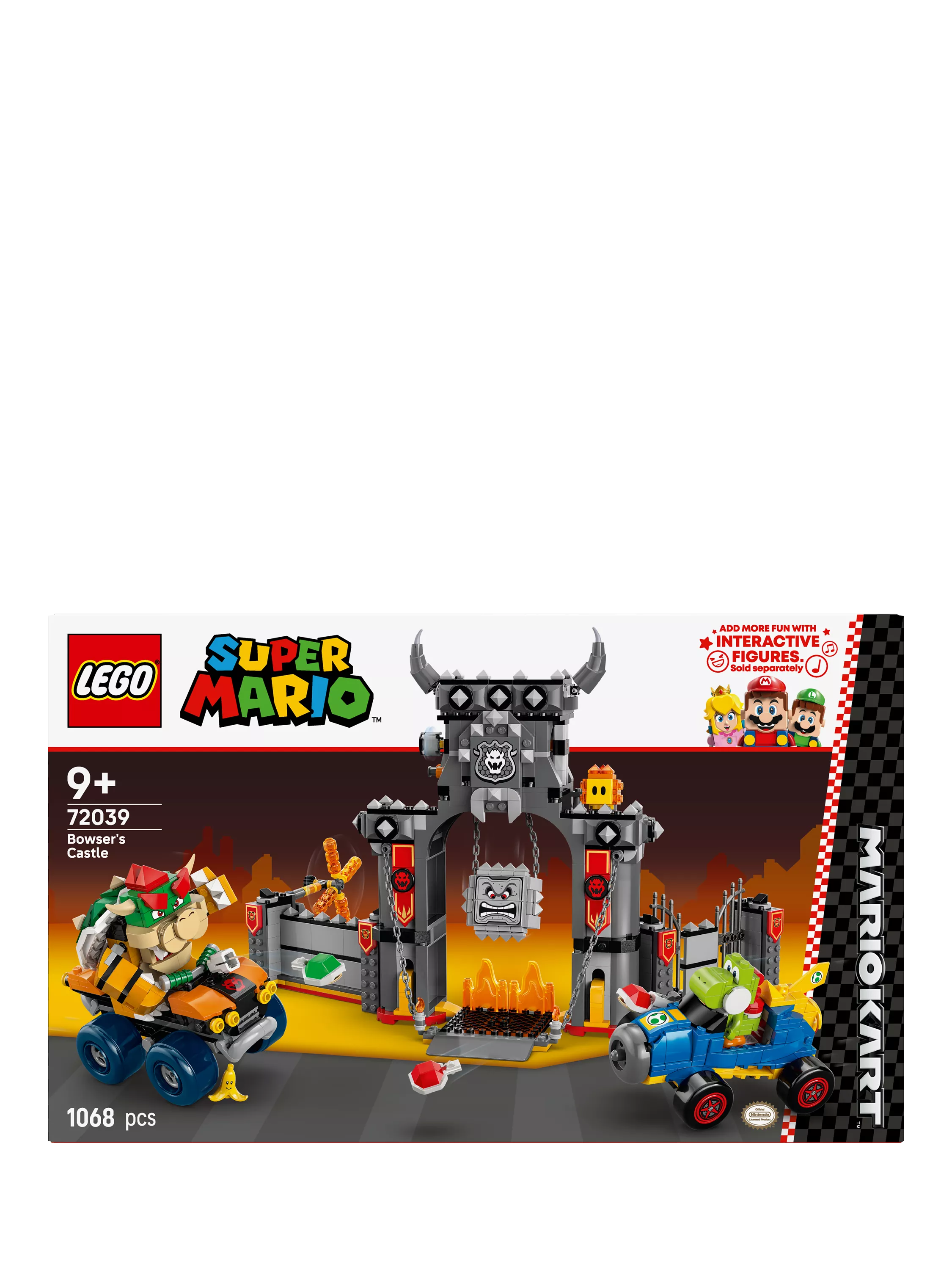 LEGO Super Mario Bowser's Castle building set 1068 pieces, UK version