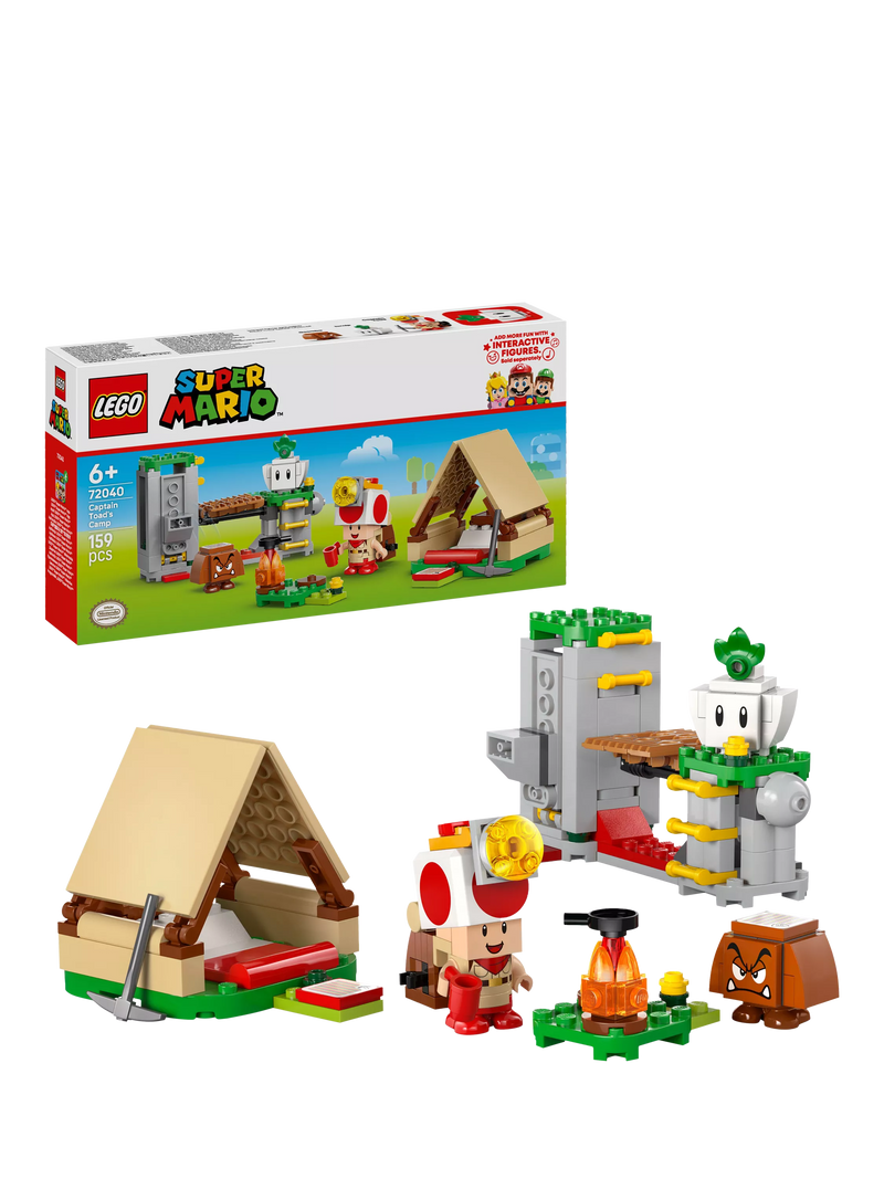 LEGO Super Mario Captain Toad's Camp playset 159 pieces (British brand)