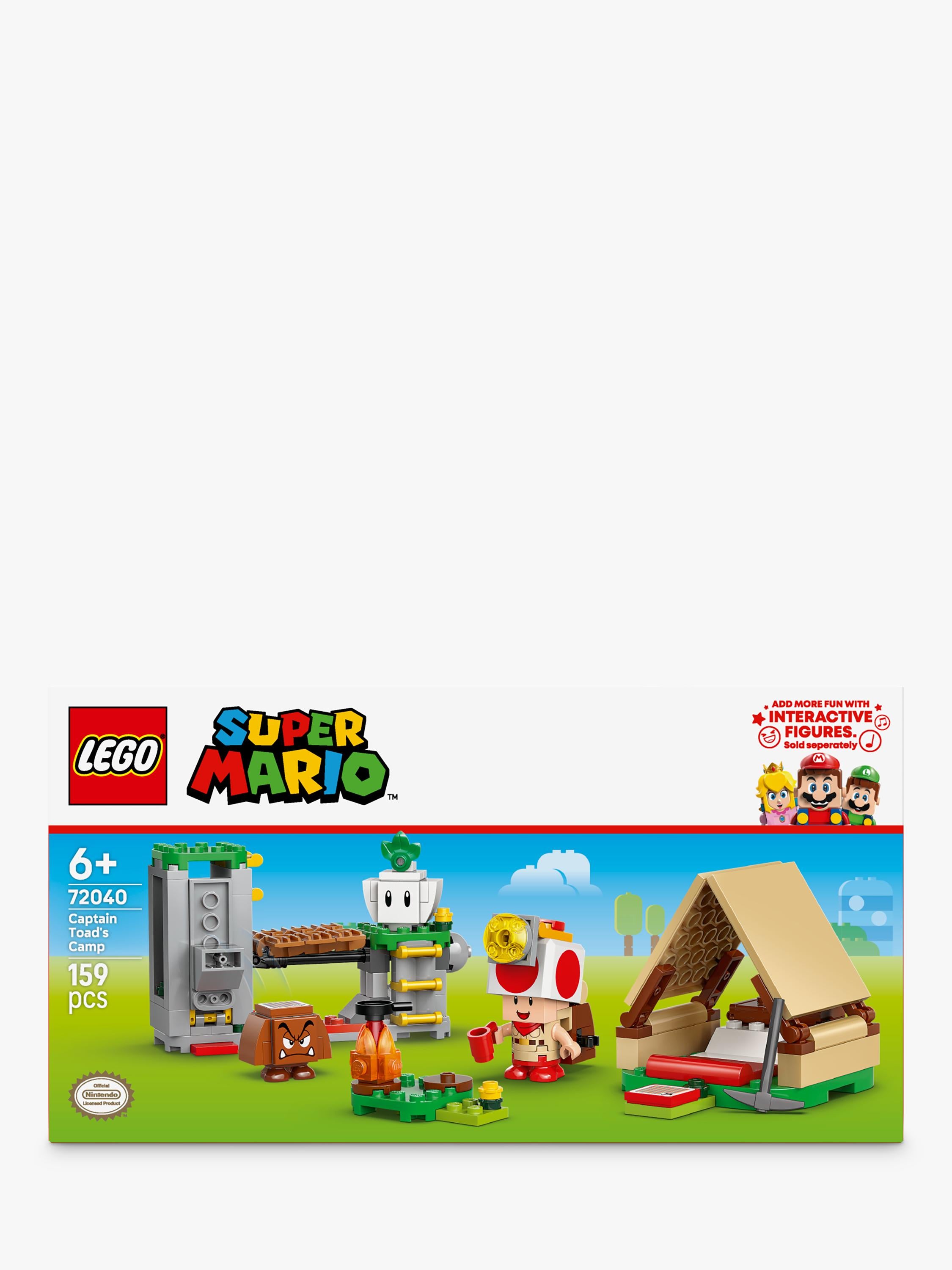 LEGO Super Mario Captain Toad's Camp playset 159 pieces (British brand)