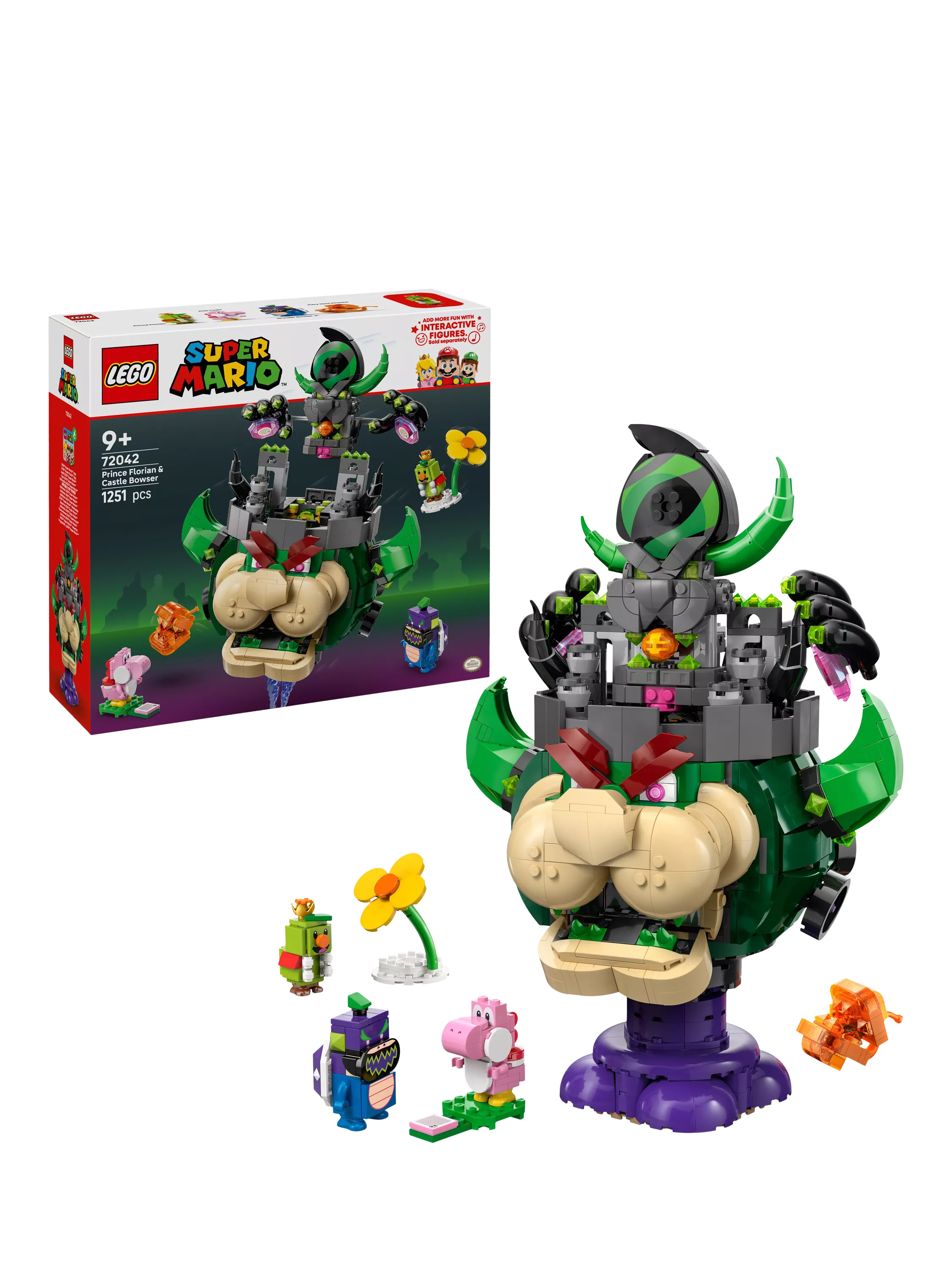 LEGO Super Mario Prince Florian & Castle Bowser building set, UK version