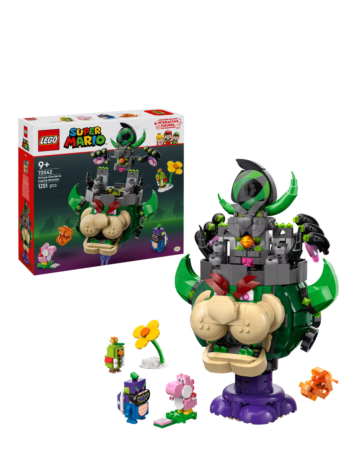 LEGO Super Mario Prince Florian & Castle Bowser building set, UK version