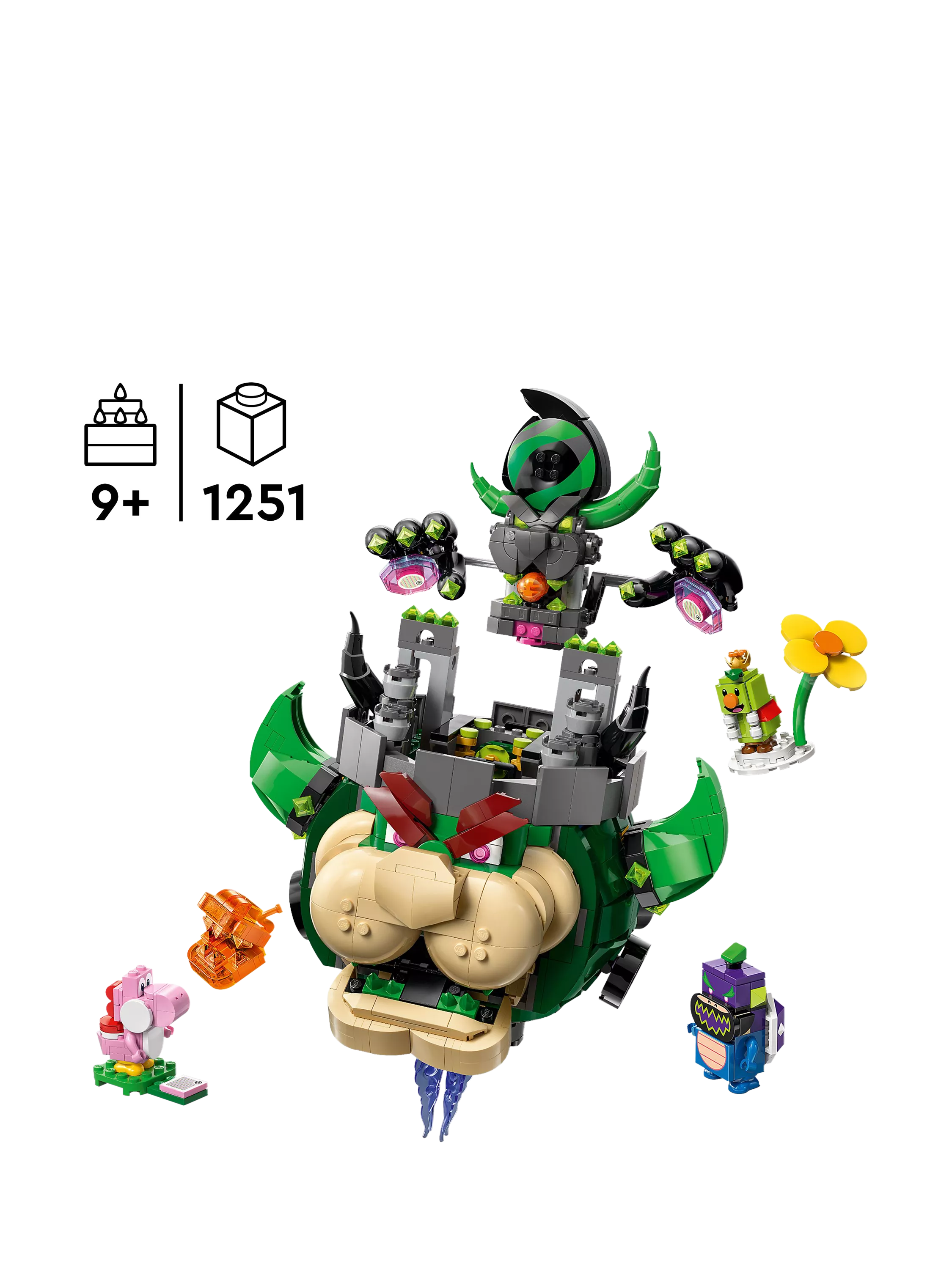 LEGO Super Mario Prince Florian & Castle Bowser building set, UK version