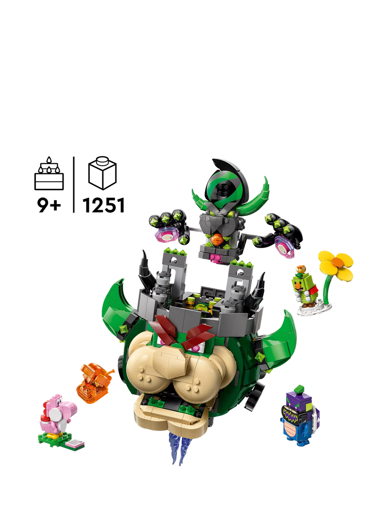 LEGO Super Mario Prince Florian & Castle Bowser building set, UK version