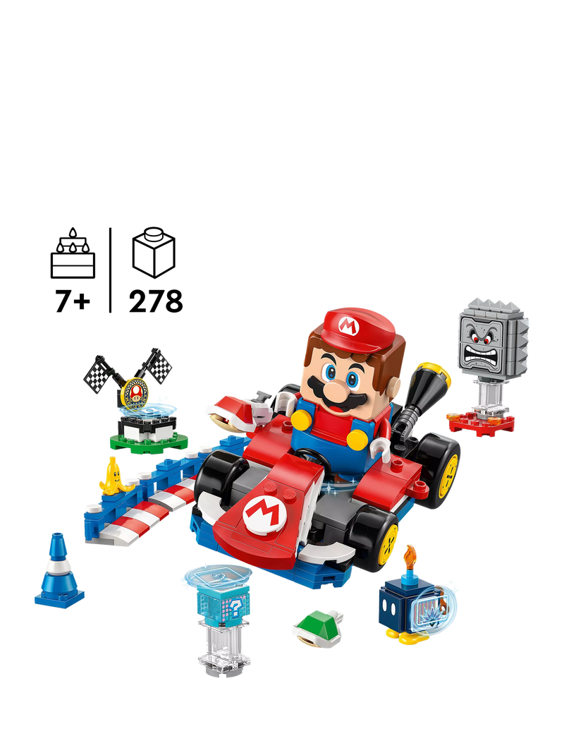 LEGO Super Mario Standard Kart 278-piece set, imported from the UK
