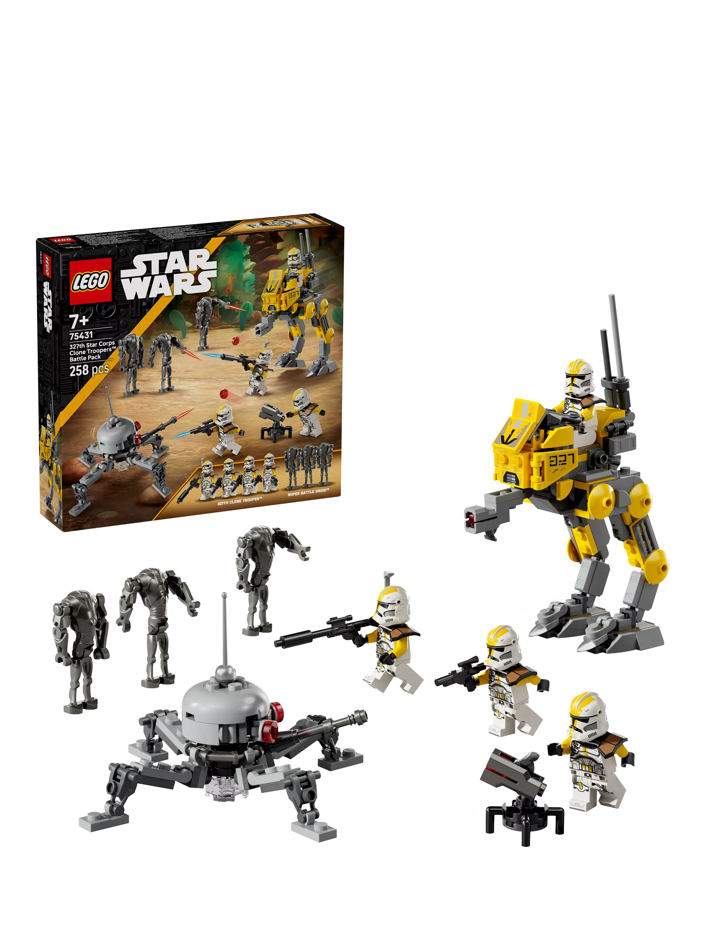 LEGO Star Wars 327th Star Corps Clone Troopers Battle Pack, UK version