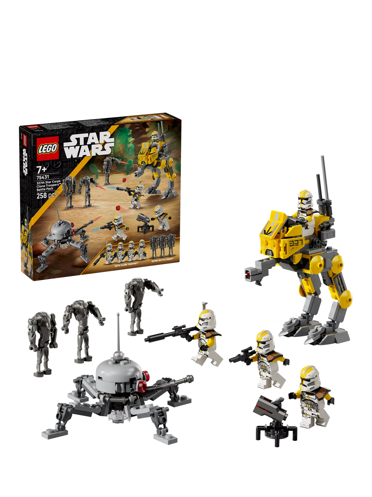 LEGO Star Wars 327th Star Corps Clone Troopers Battle Pack, UK version