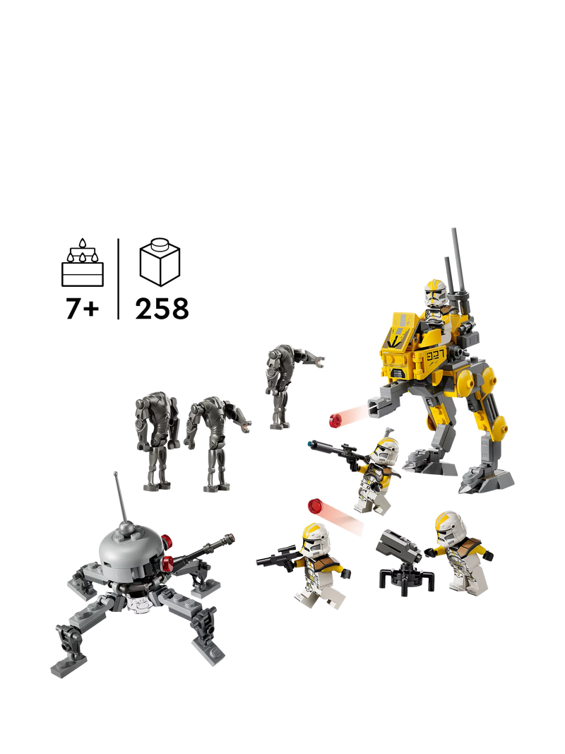 LEGO Star Wars 327th Star Corps Clone Troopers Battle Pack, UK version