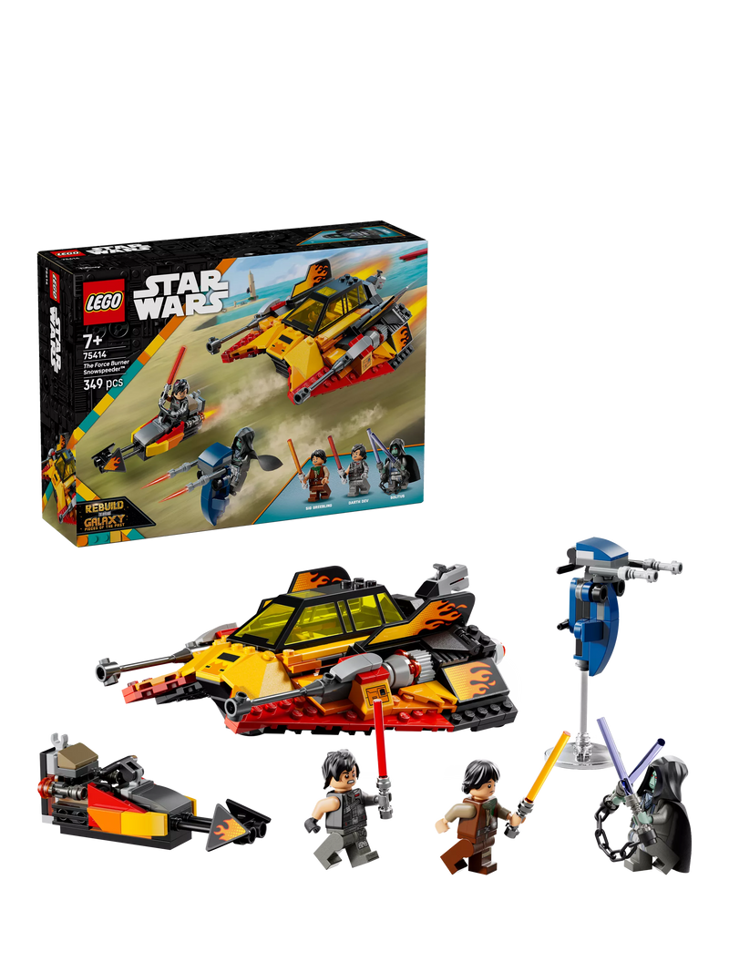 LEGO Star Wars The Force Burner Snowspeeder building set 349 pieces, UK version