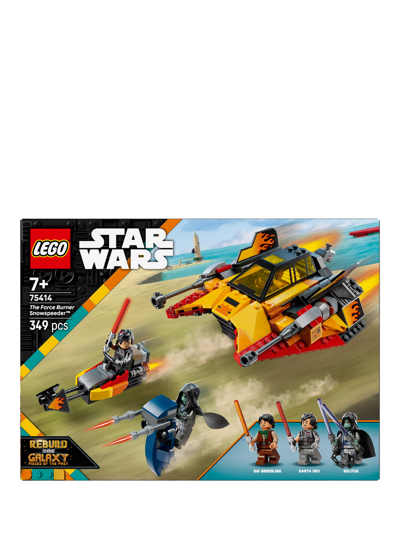 LEGO Star Wars The Force Burner Snowspeeder building set 349 pieces, UK version