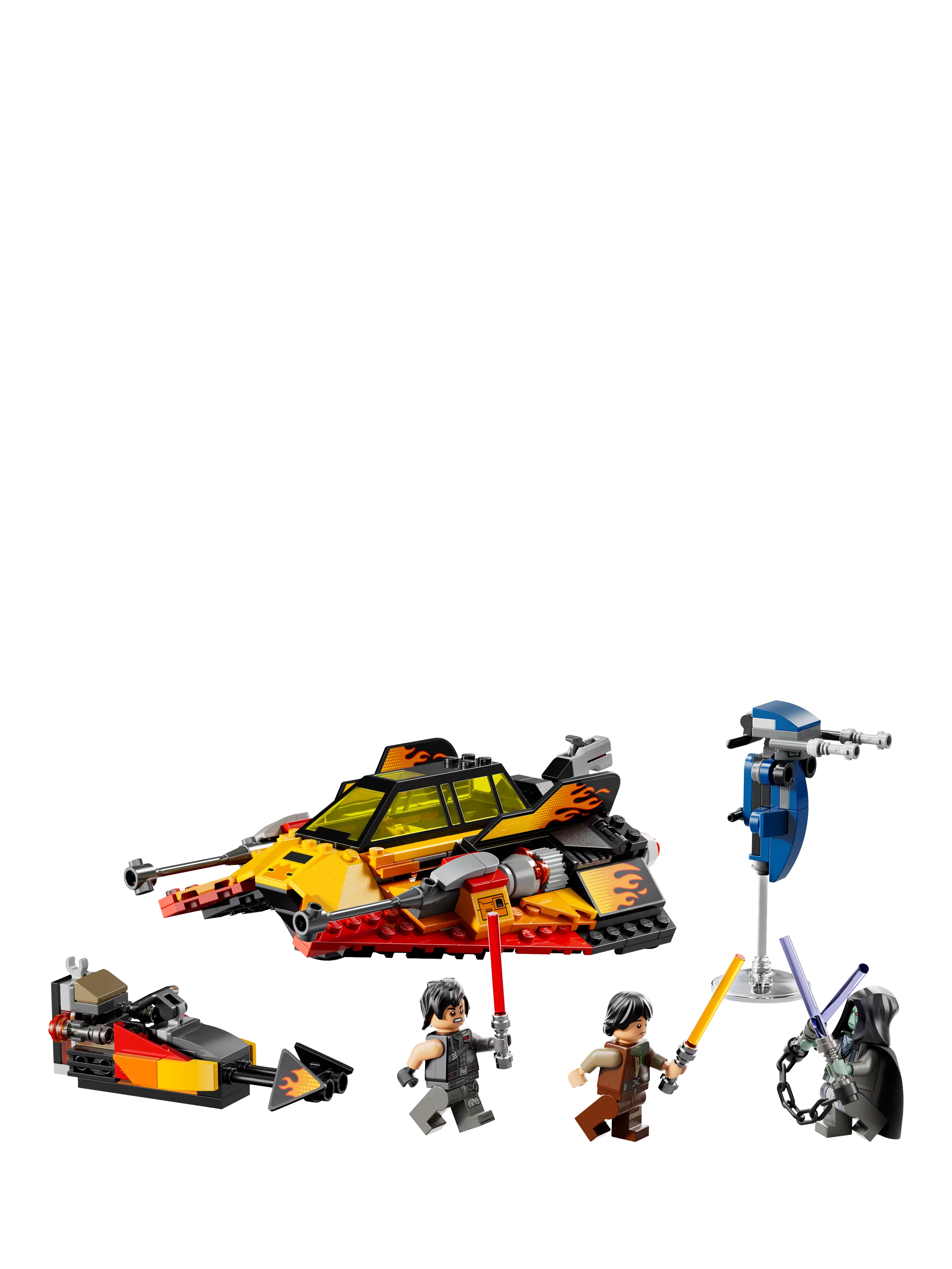 LEGO Star Wars The Force Burner Snowspeeder building set 349 pieces, UK version