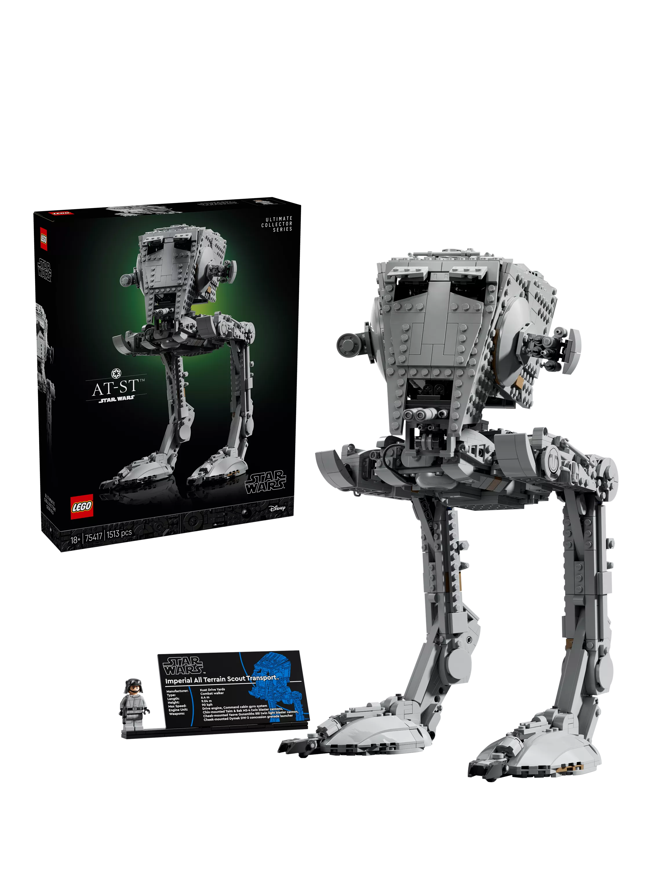 LEGO Star Wars AT-ST Walker Ultimate Collector Series building set, UK version