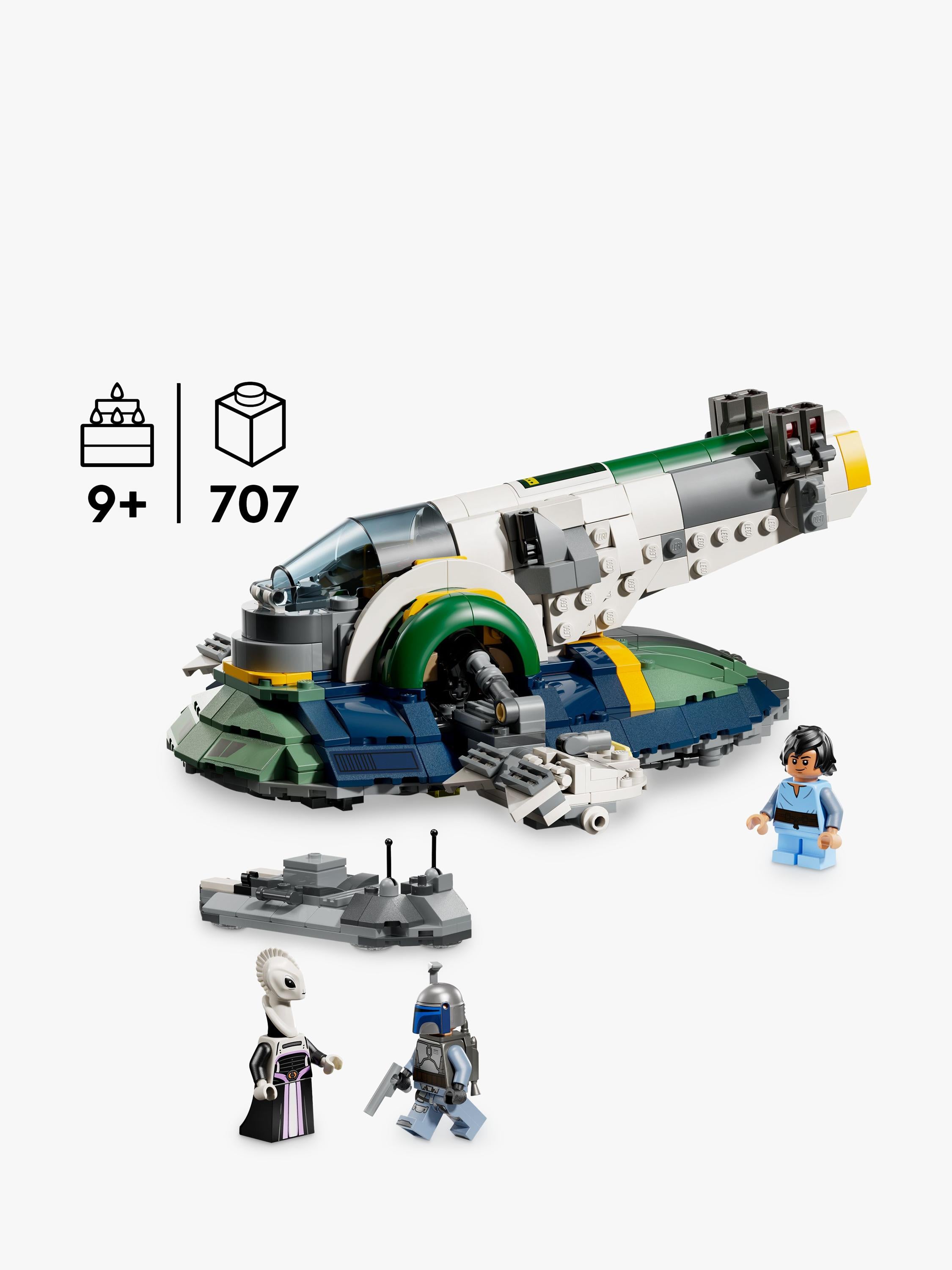LEGO Star Wars Jango Fett's Starship building set 707 pieces, UK version