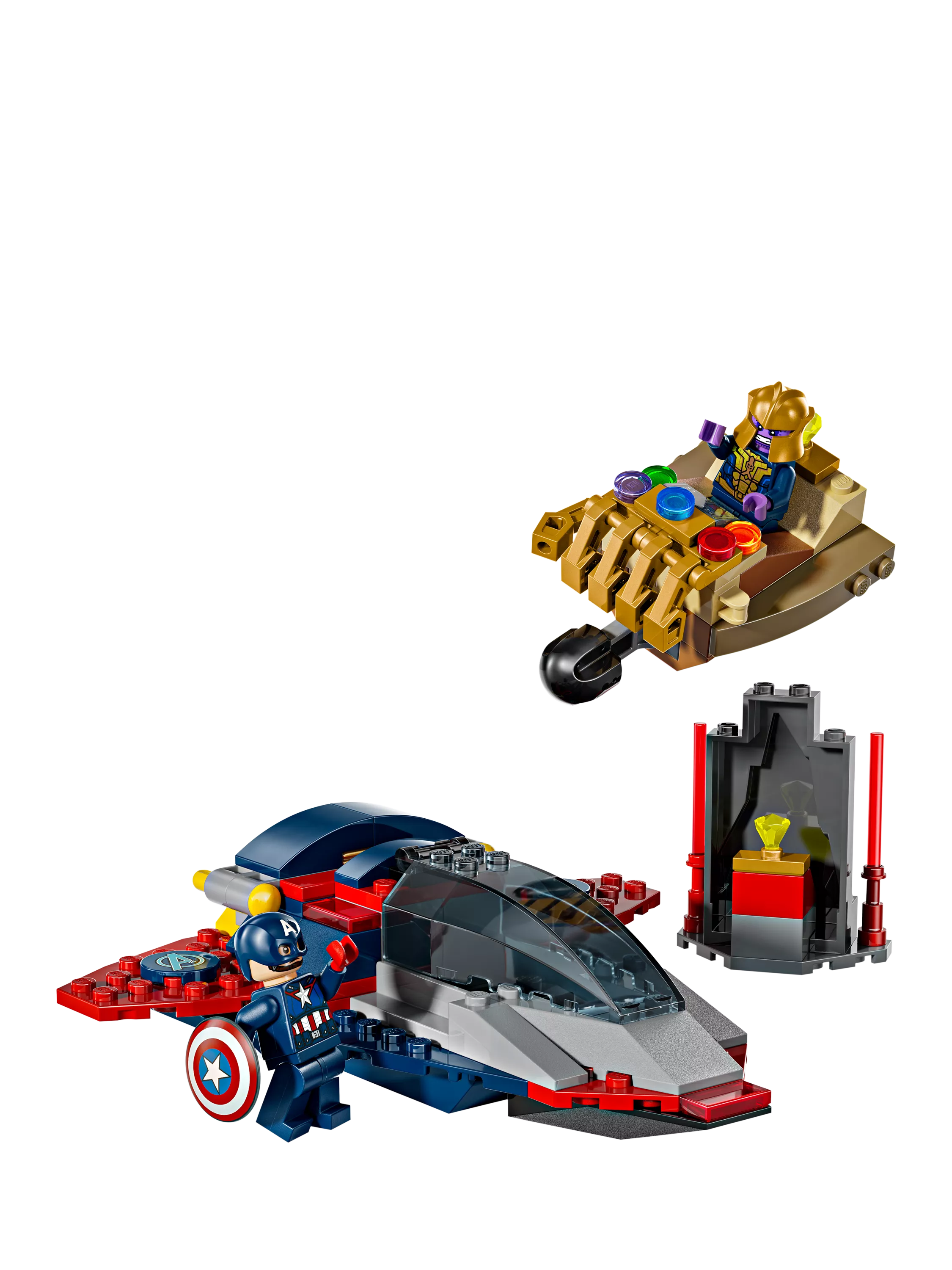 LEGO Marvel Captain America vs Thanos set - British product