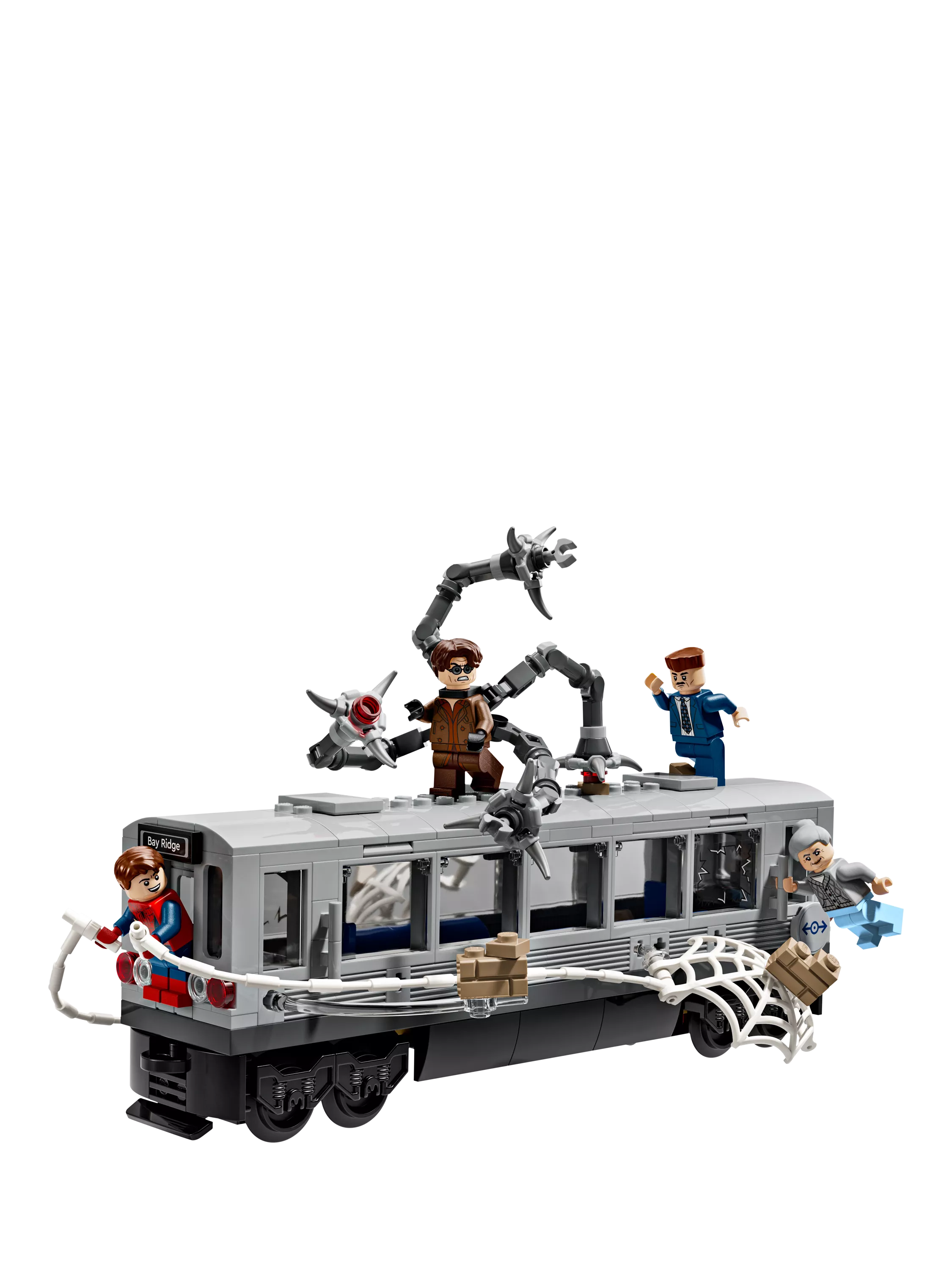 Lego Marvel Super Heroes Spider-Man vs. Doc Ock Subway Train Scene, UK version