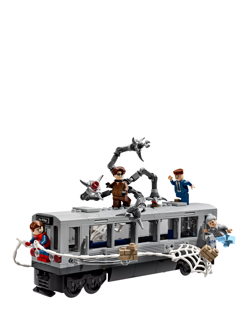 Lego Marvel Super Heroes Spider-Man vs. Doc Ock Subway Train Scene, UK version