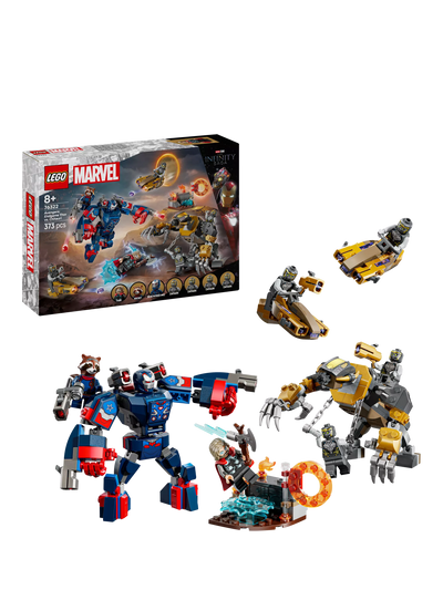 Set de construction LEGO Marvel Avengers : Endgame Thor contre Chitauri