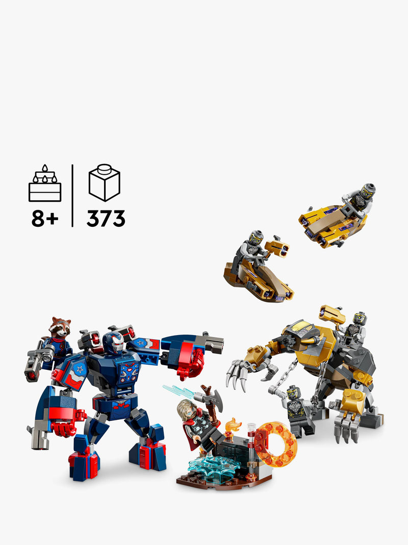 LEGO Marvel Avengers: Endgame Thor vs. Chitauri building set, UK version