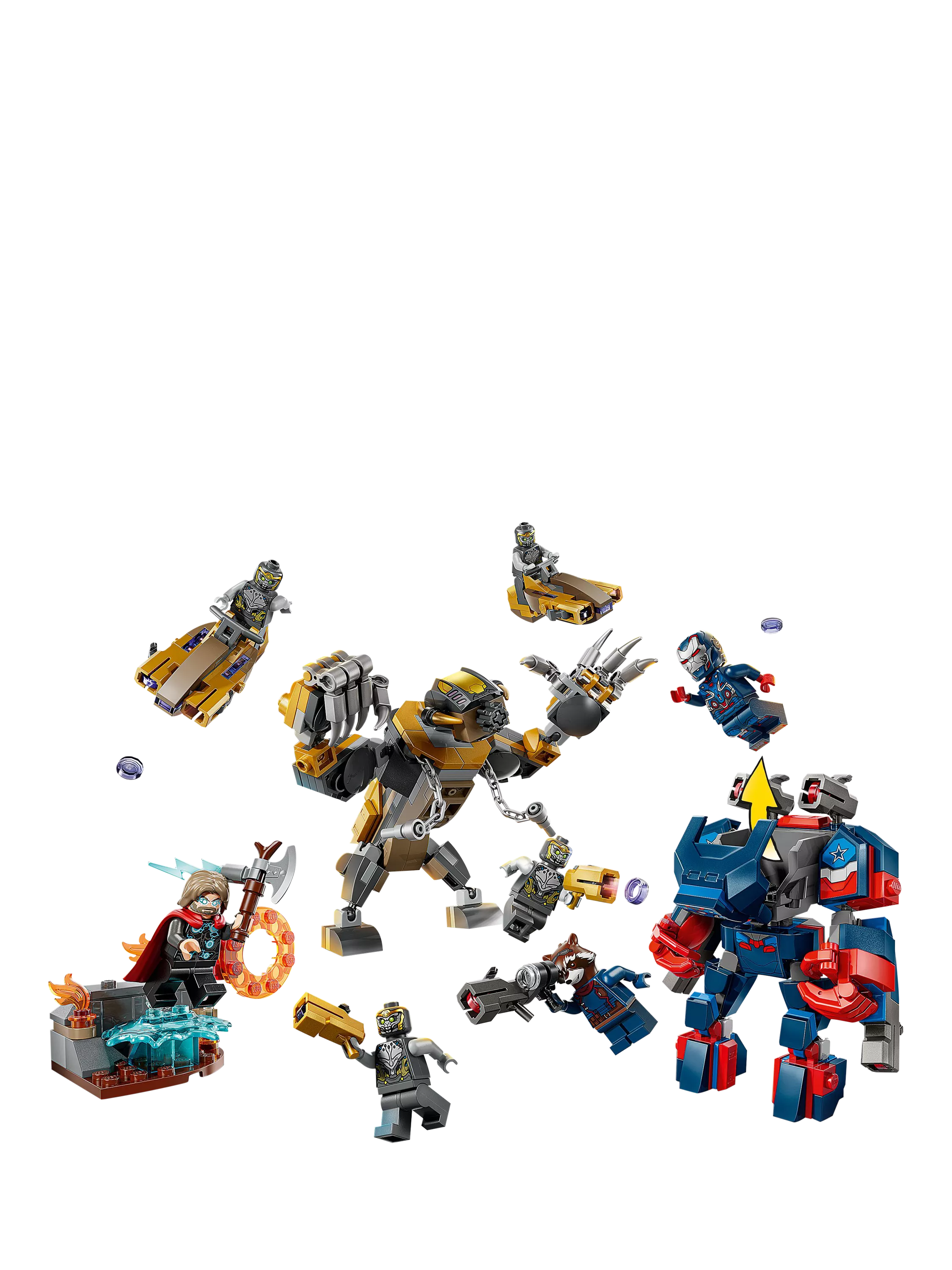 LEGO Marvel Avengers: Endgame Thor vs. Chitauri building set, UK version