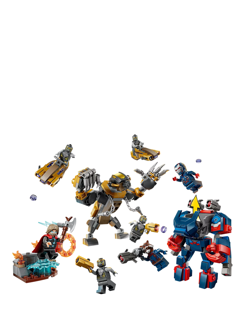 LEGO Marvel Avengers: Endgame Thor vs. Chitauri building set, UK version