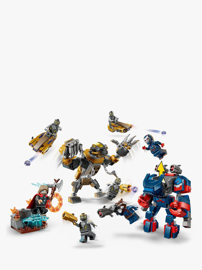 LEGO Marvel Avengers: Endgame Thor vs. Chitauri building set, UK version