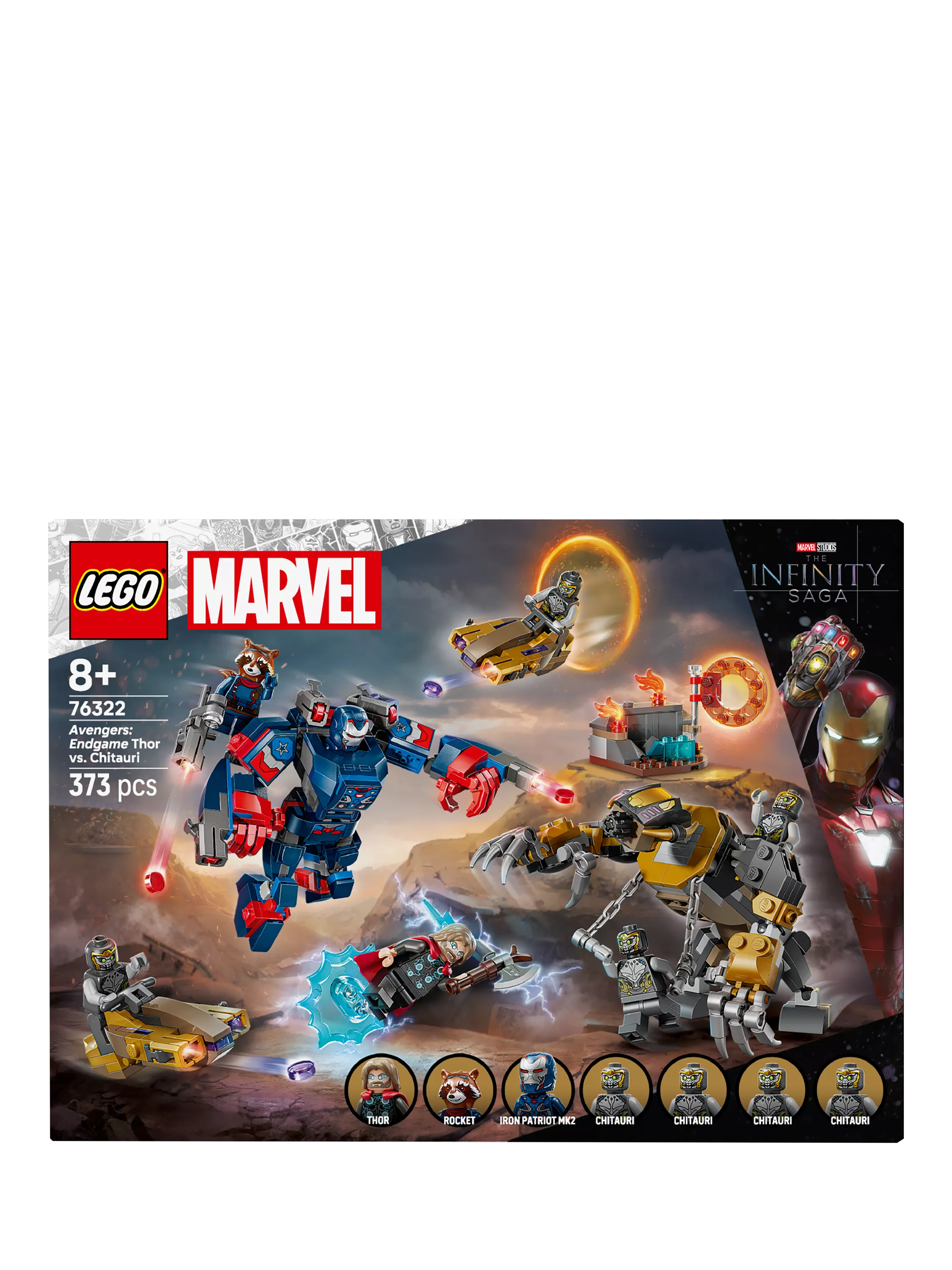 LEGO Marvel Avengers: Endgame Thor vs. Chitauri building set, UK version