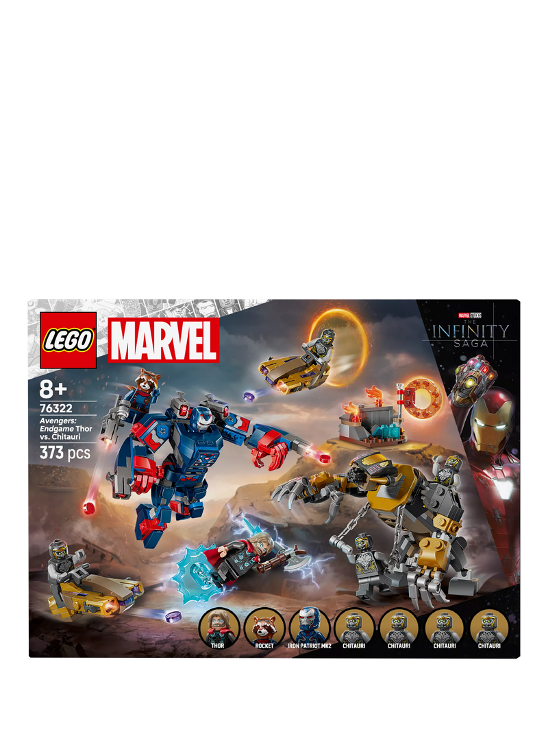 LEGO Marvel Avengers: Endgame Thor vs. Chitauri building set, UK version