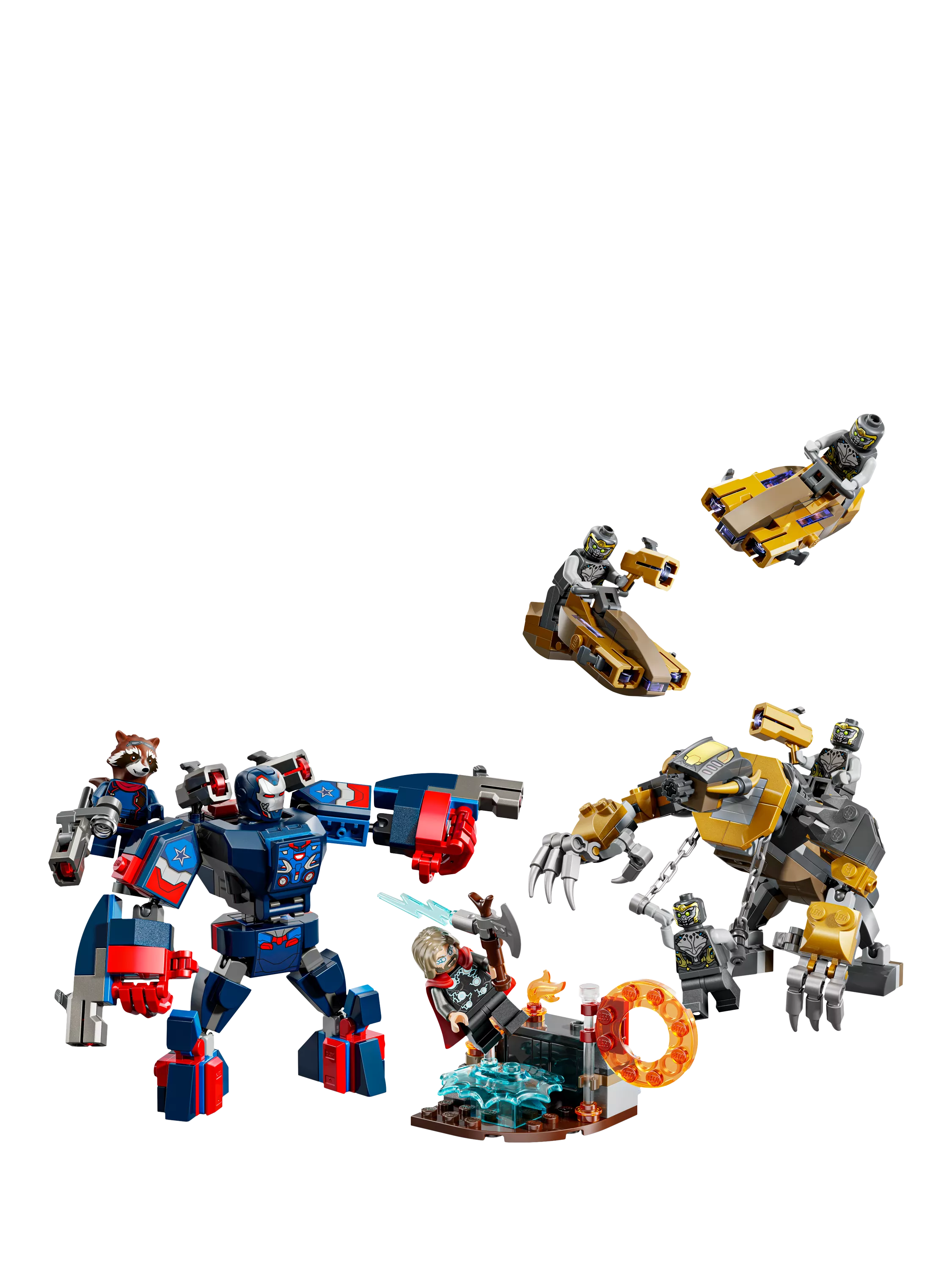 LEGO Marvel Avengers: Endgame Thor vs. Chitauri building set, UK version