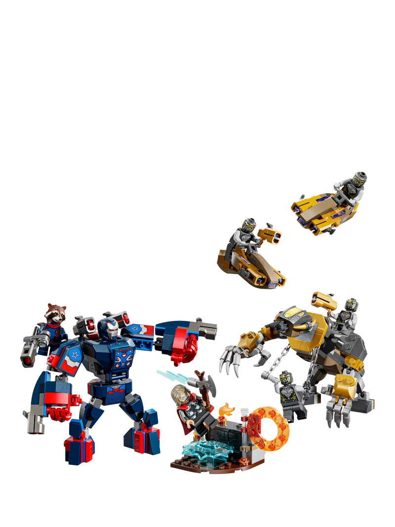 LEGO Marvel Avengers: Endgame Thor vs. Chitauri building set, UK version