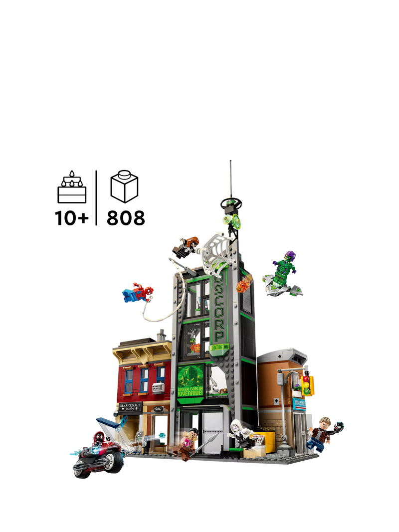 LEGO Marvel Spider-Man vs. Oscorp building set - British product