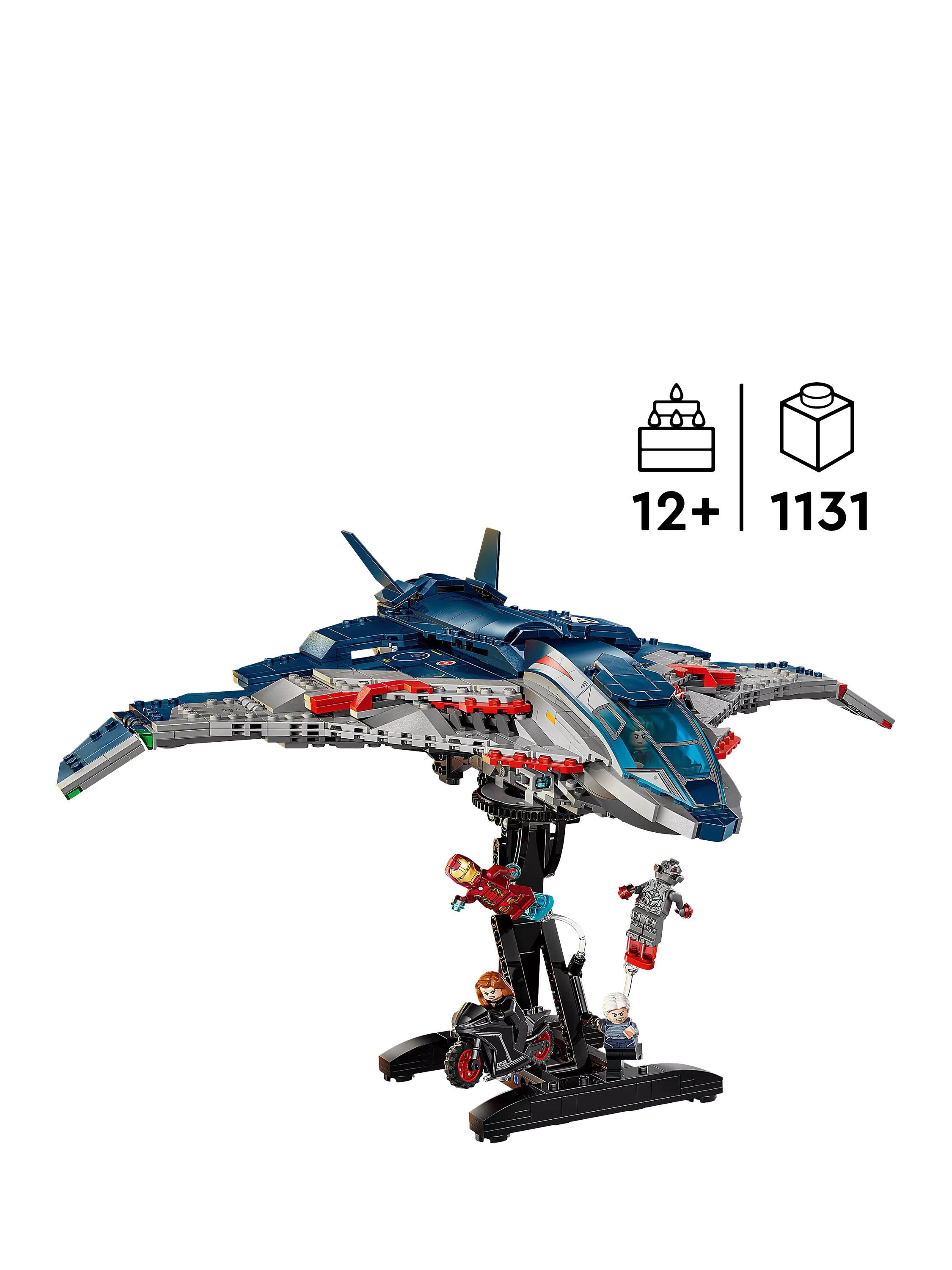 LEGO Marvel Avengers Quinjet construction set 1,131 pieces, UK version