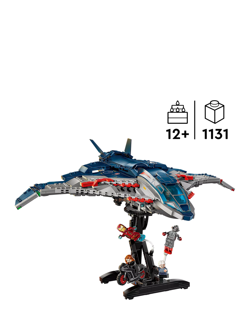 LEGO Marvel Avengers Quinjet construction set 1,131 pieces, UK version