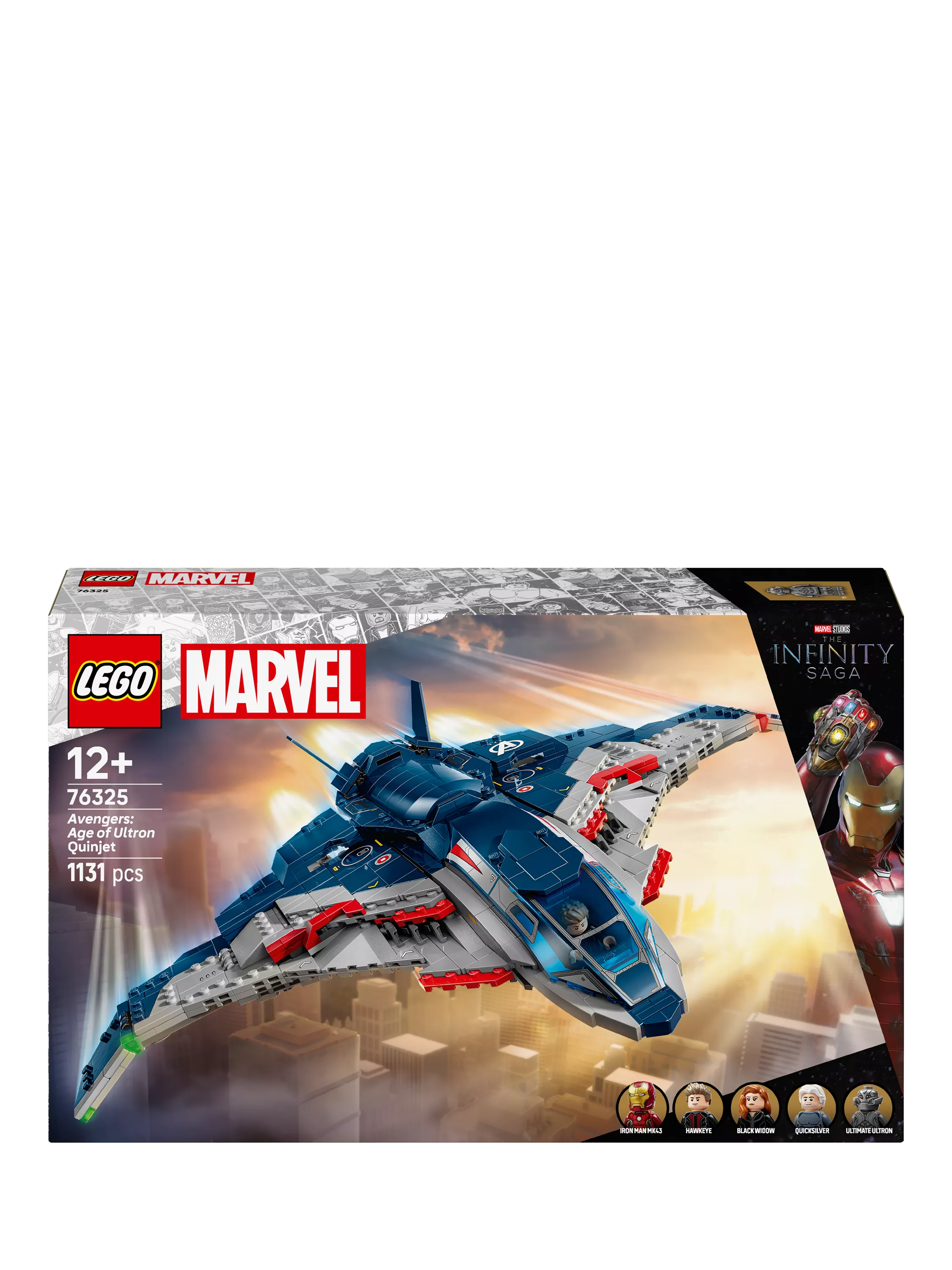 LEGO Marvel Avengers Quinjet construction set 1,131 pieces, UK version