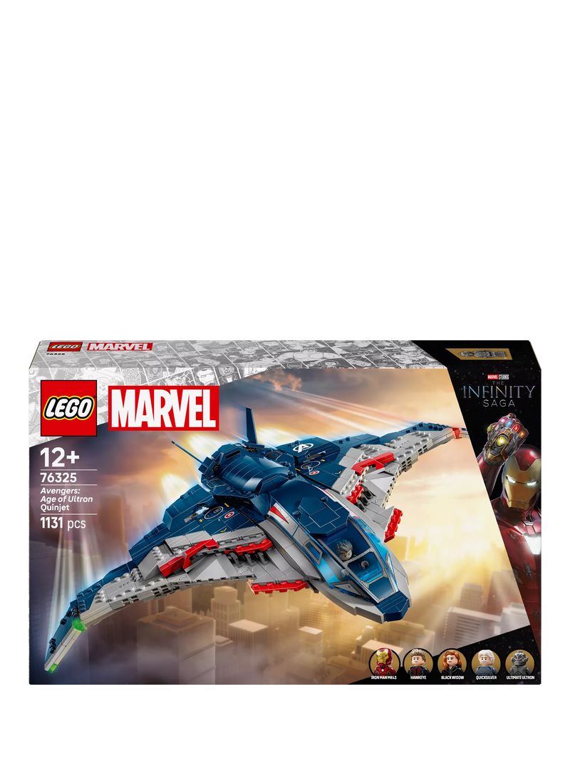 LEGO Marvel Avengers Quinjet construction set 1,131 pieces, UK version