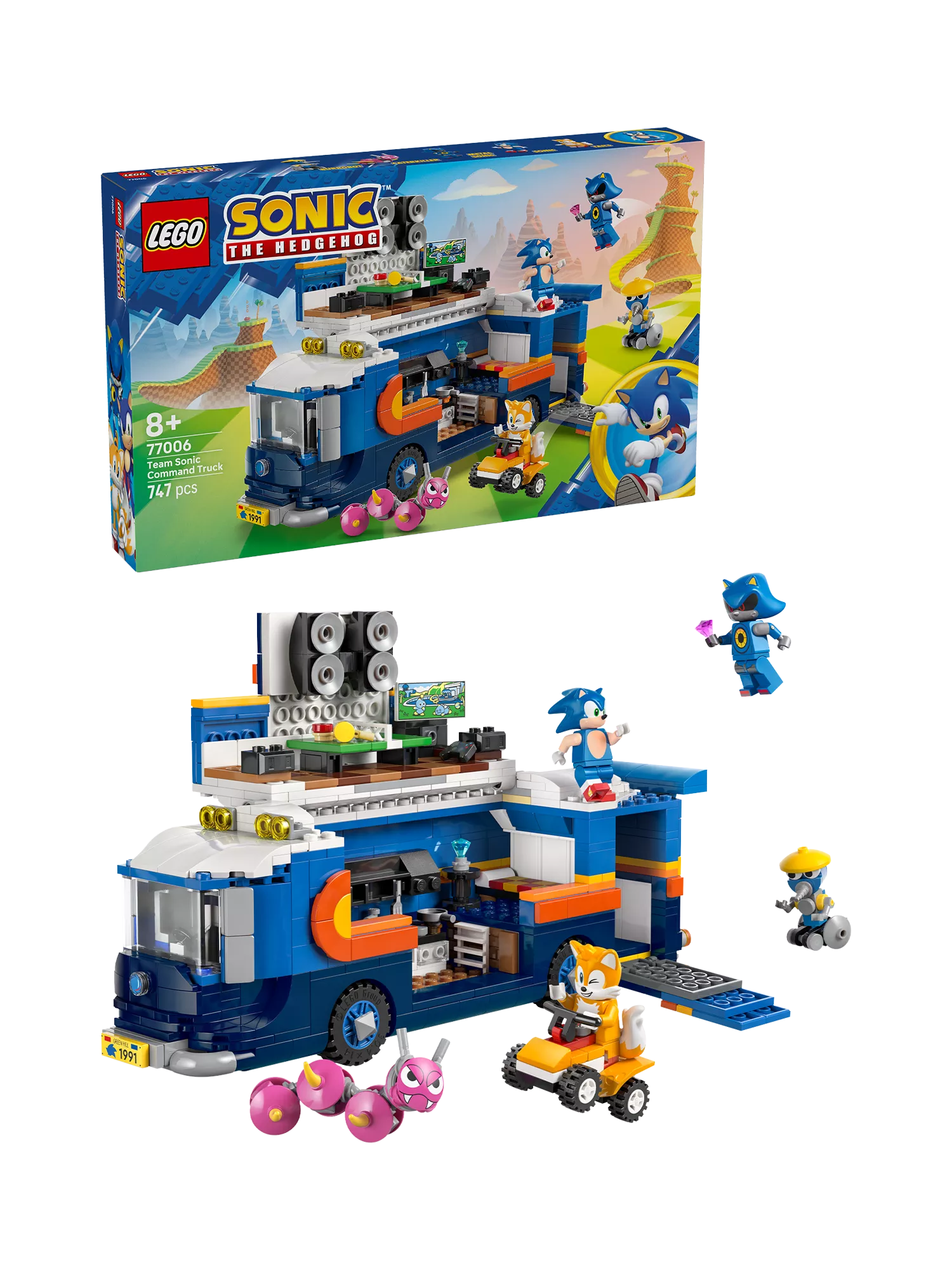 LEGO Sonic the Hedgehog Team Sonic Command Truck building set, UK version