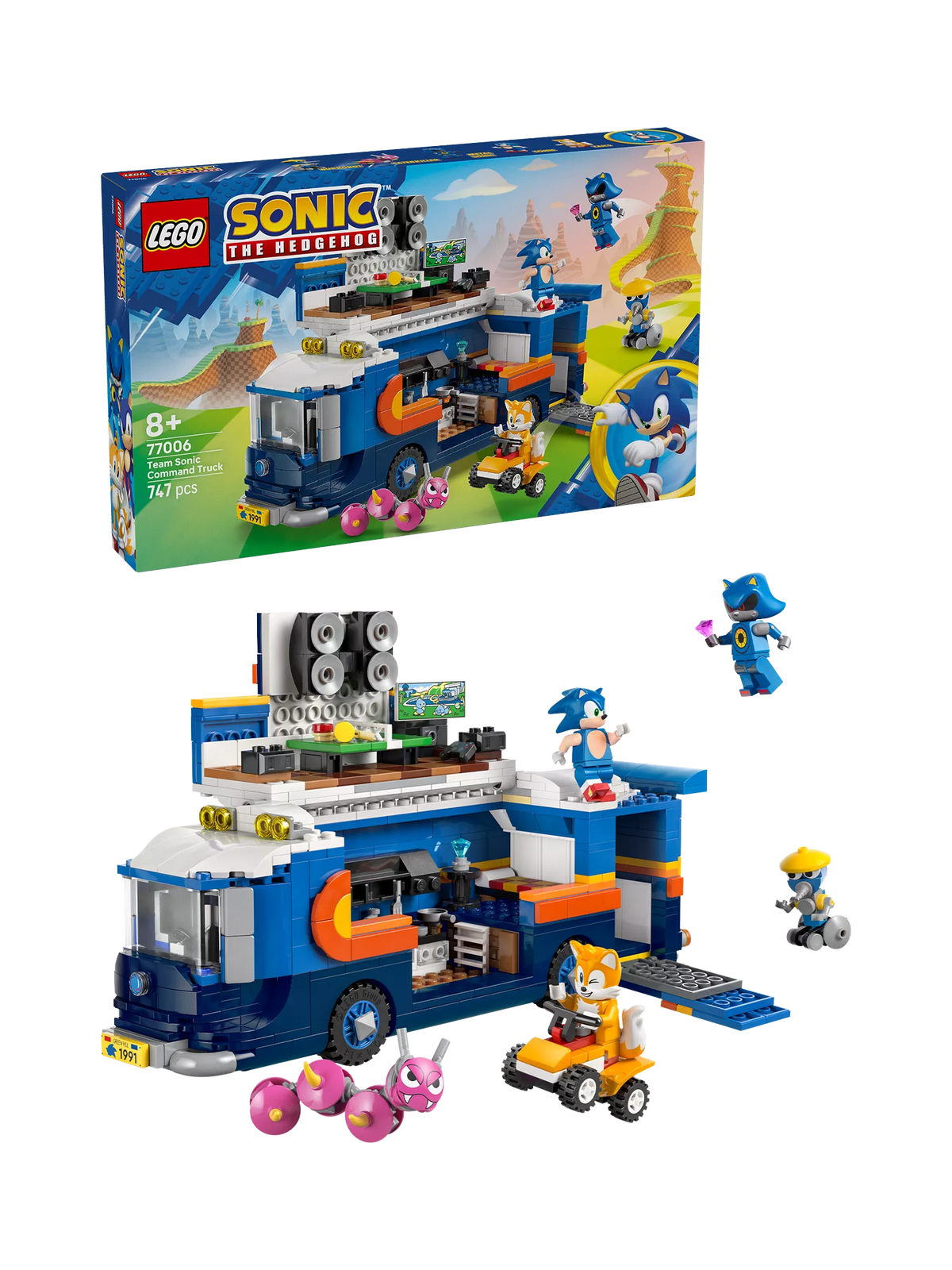 LEGO Sonic the Hedgehog Team Sonic Command Truck building set, UK version