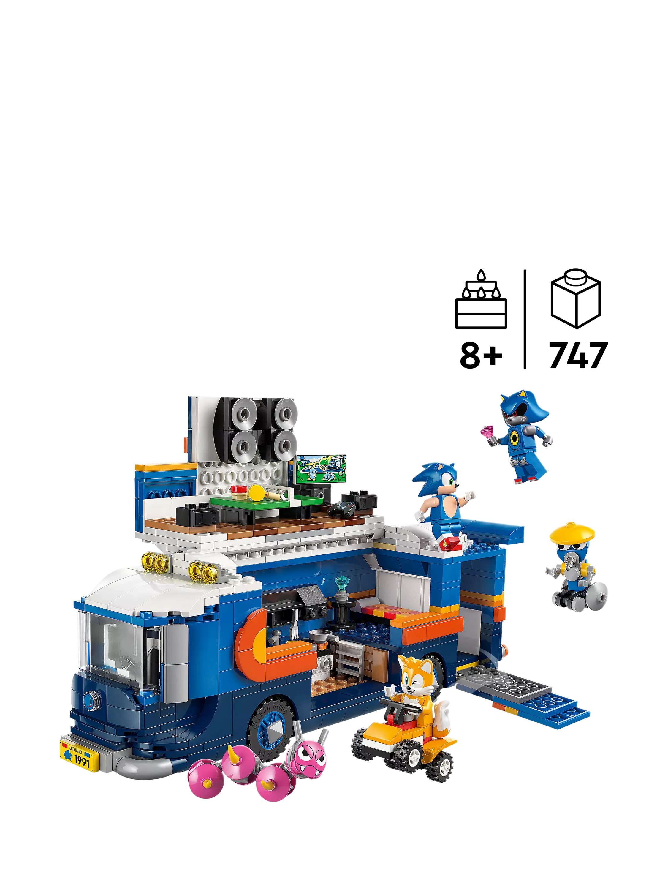 LEGO Sonic the Hedgehog Team Sonic Command Truck building set, UK version