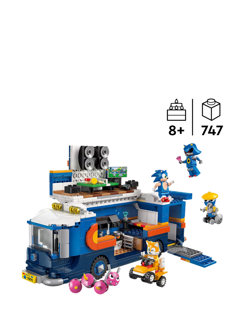 LEGO Sonic the Hedgehog Team Sonic Command Truck building set, UK version