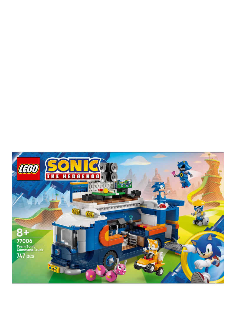 LEGO Sonic the Hedgehog Team Sonic Command Truck building set, UK version
