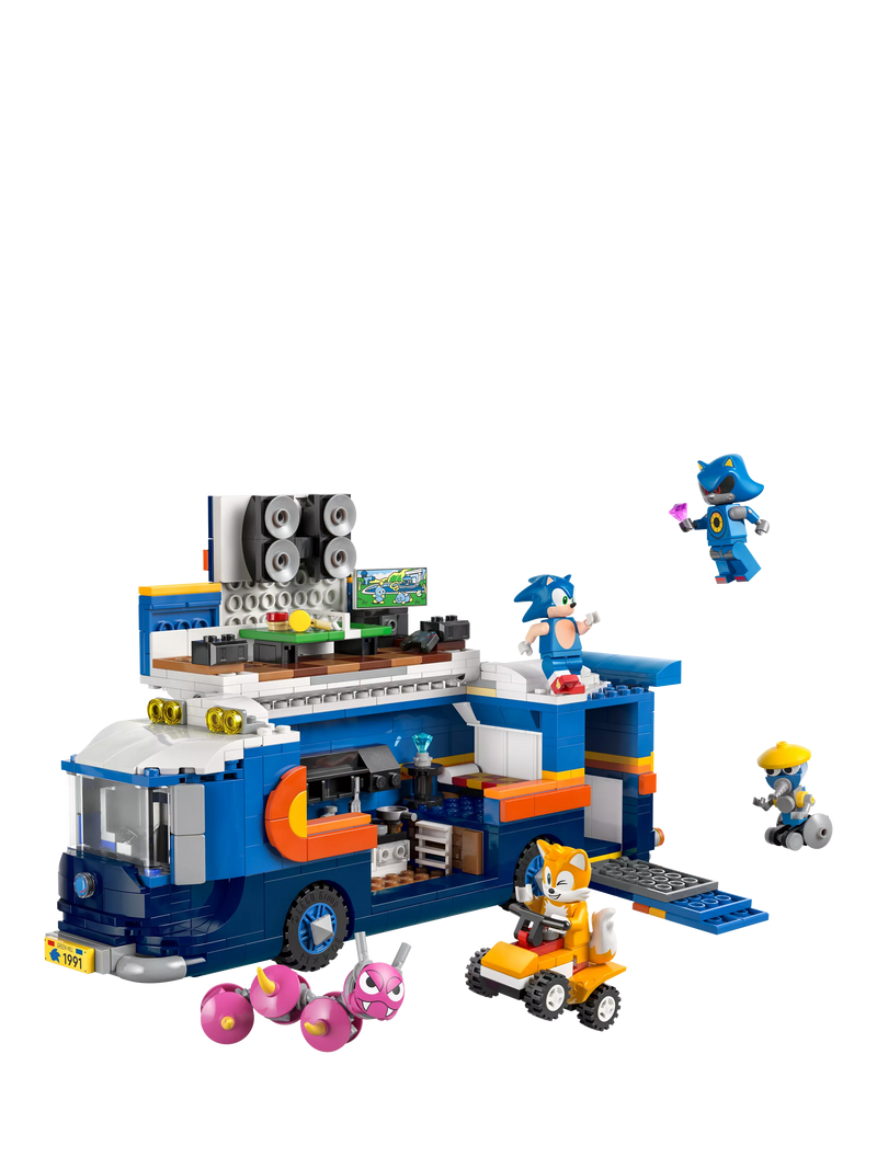 LEGO Sonic the Hedgehog Team Sonic Command Truck building set, UK version