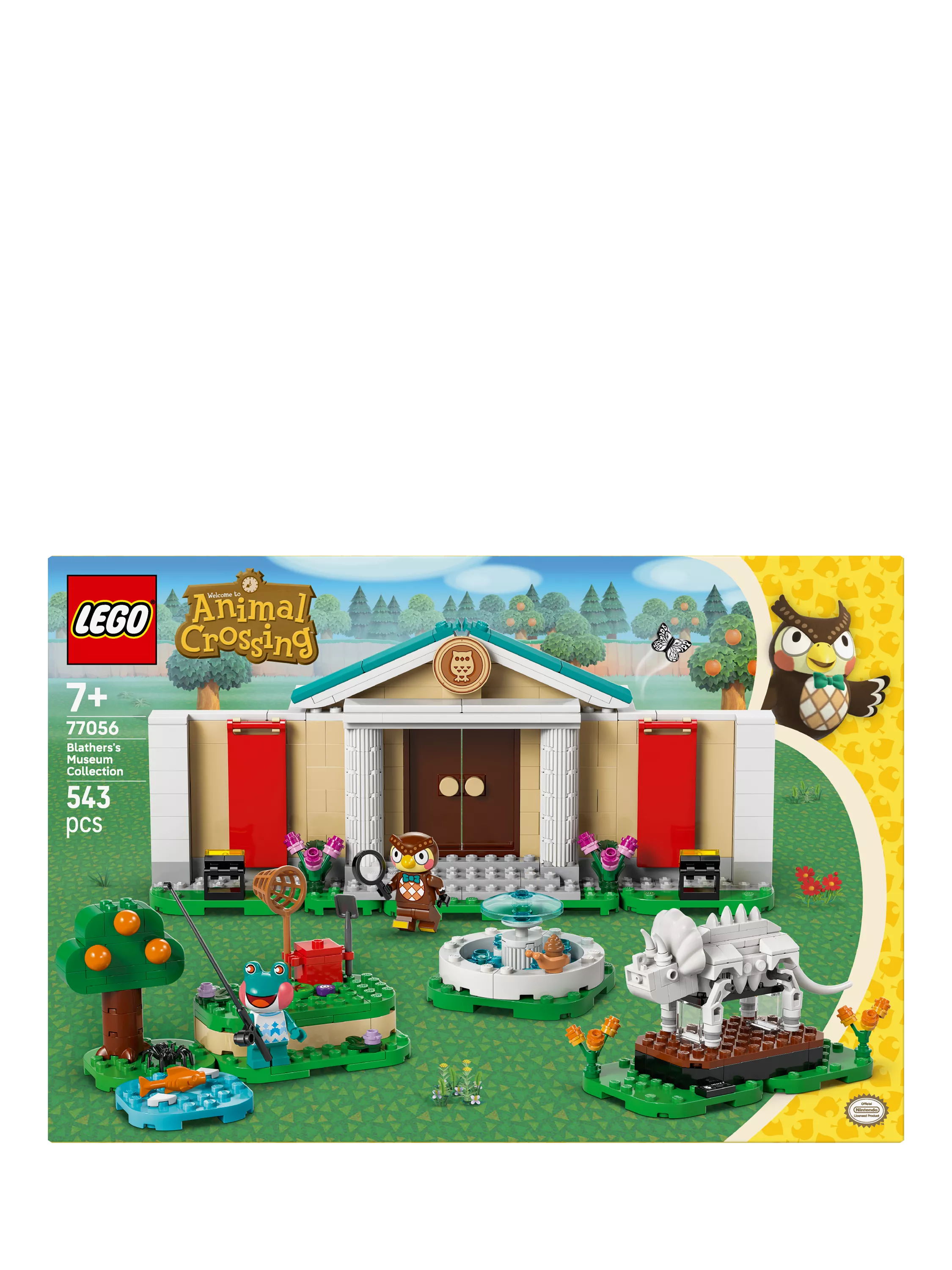 LEGO Animal Crossing Blathers's Museum Collection building set 543 pieces, UK version