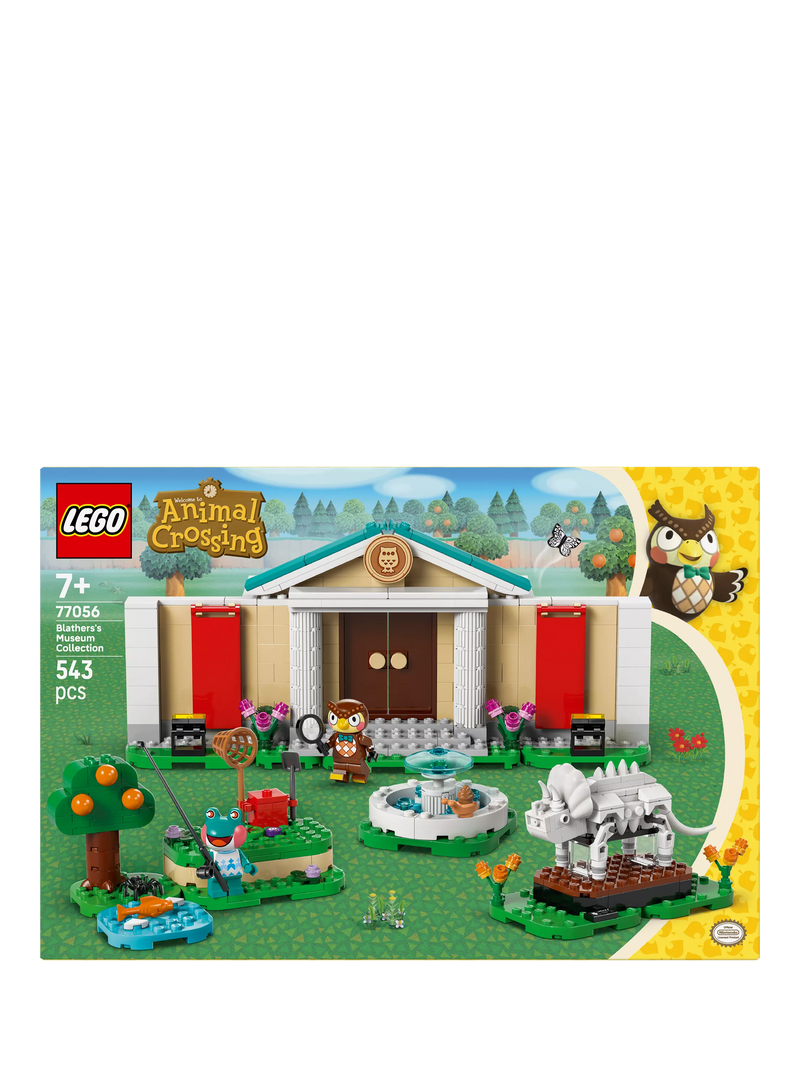 LEGO Animal Crossing Blathers's Museum Collection building set 543 pieces, UK version