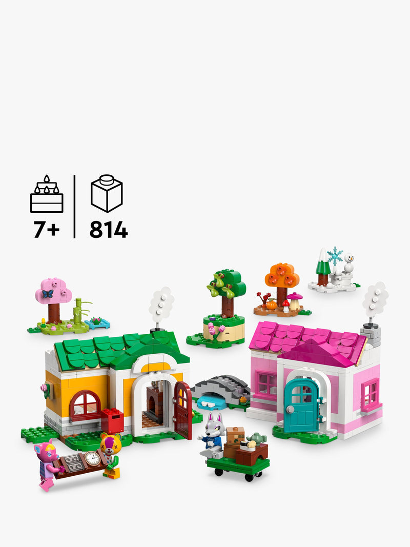 LEGO Animal Crossing Creative Houses Seasons of Fun building set with 814 pieces, UK version