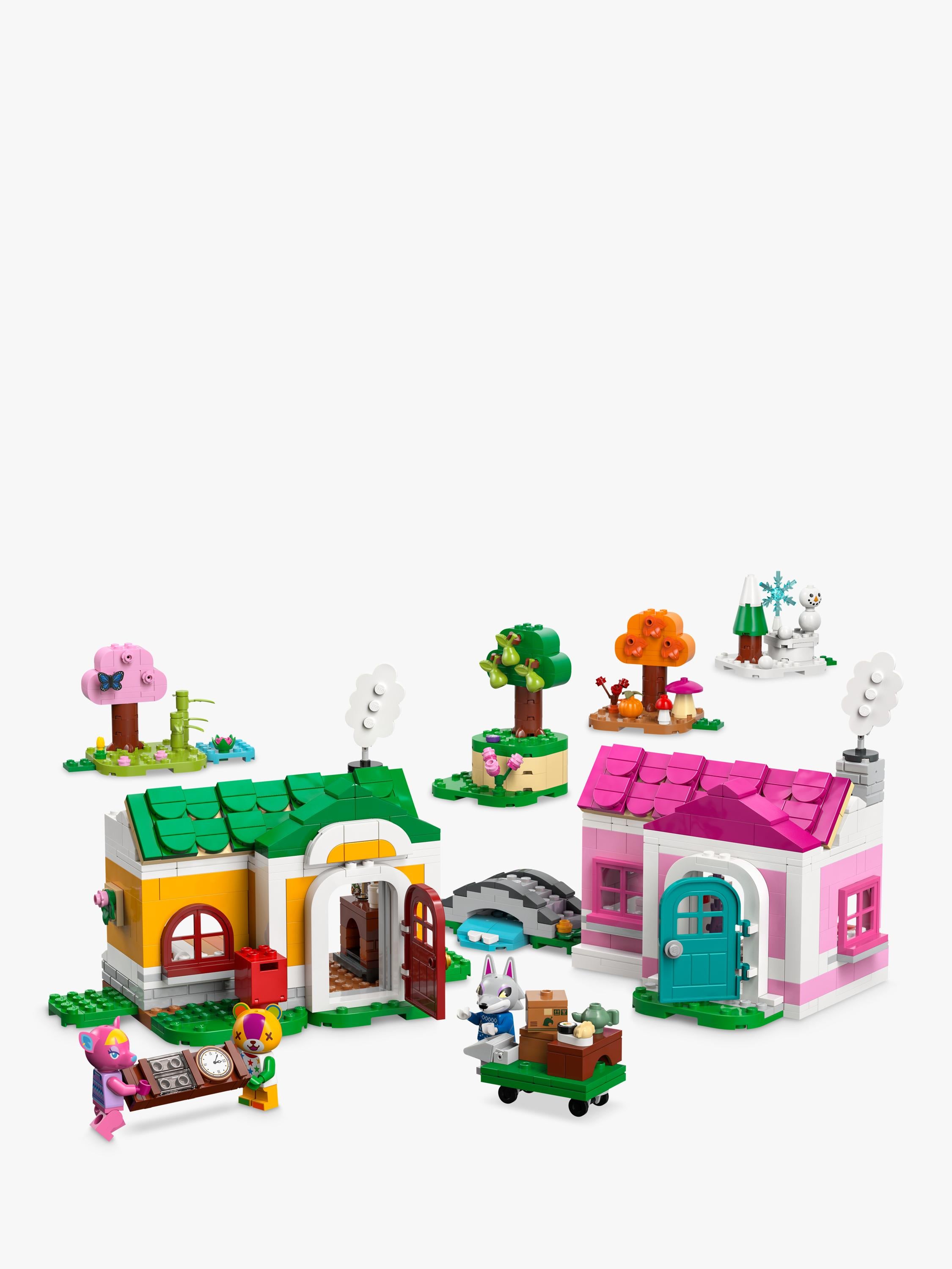 LEGO Animal Crossing Creative Houses Seasons of Fun building set with 814 pieces, UK version