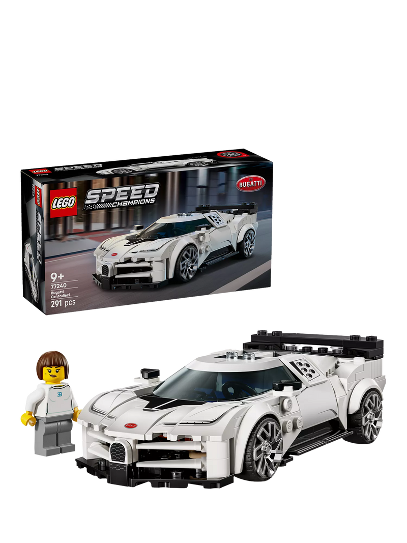 LEGO Bugatti Centodieci sports car model 291 pieces (British brand)