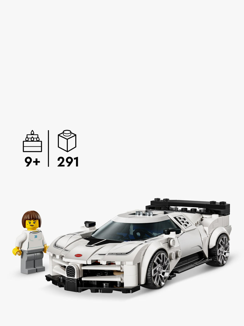 LEGO Bugatti Centodieci sports car model 291 pieces (British brand)